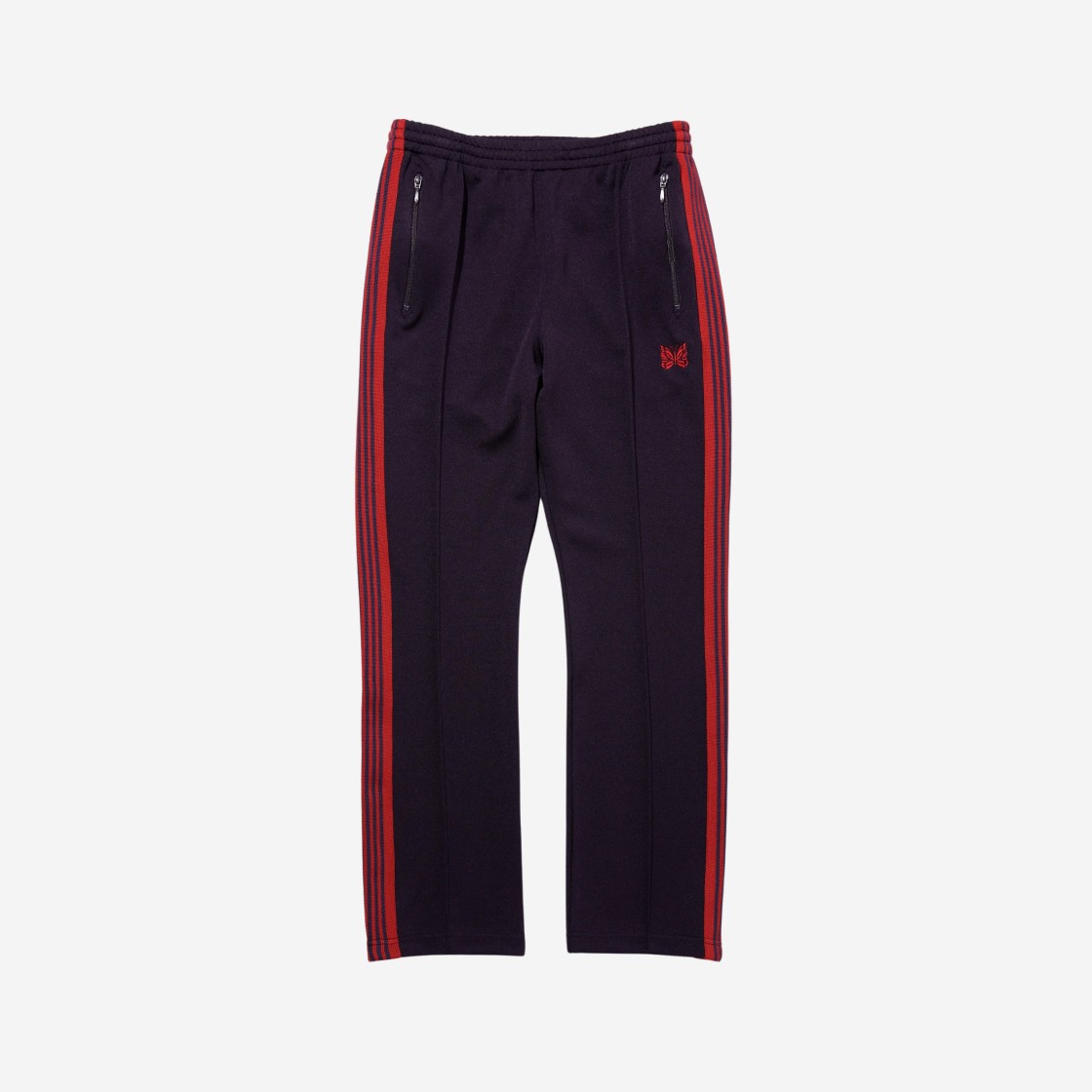 Needles Narrow Track Pants Poly Smooth Dark Purple 상세 이미지 1