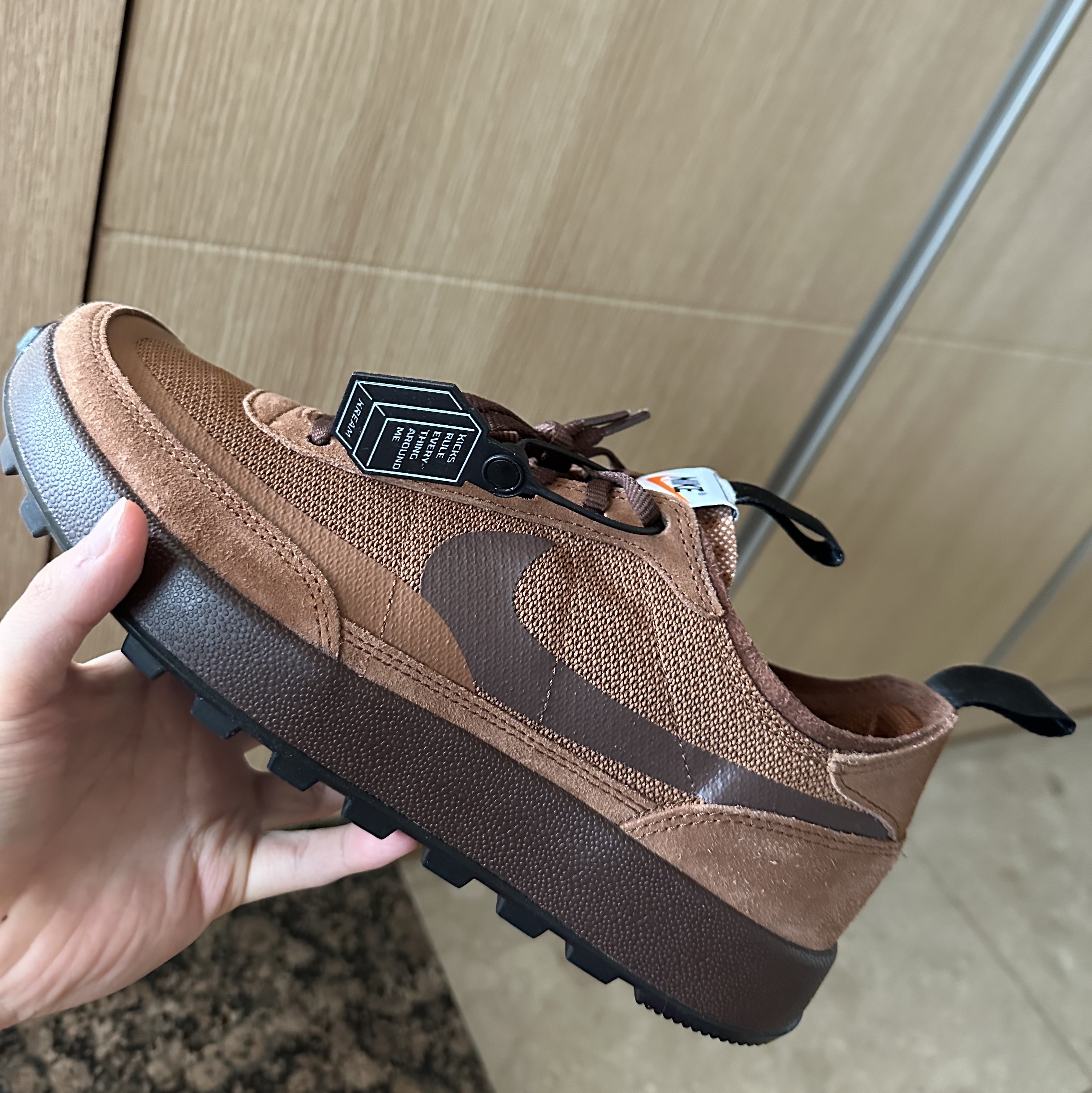 Nike x Tom Sachs General Purpose Shoe Brown 착용 스타일 - 3