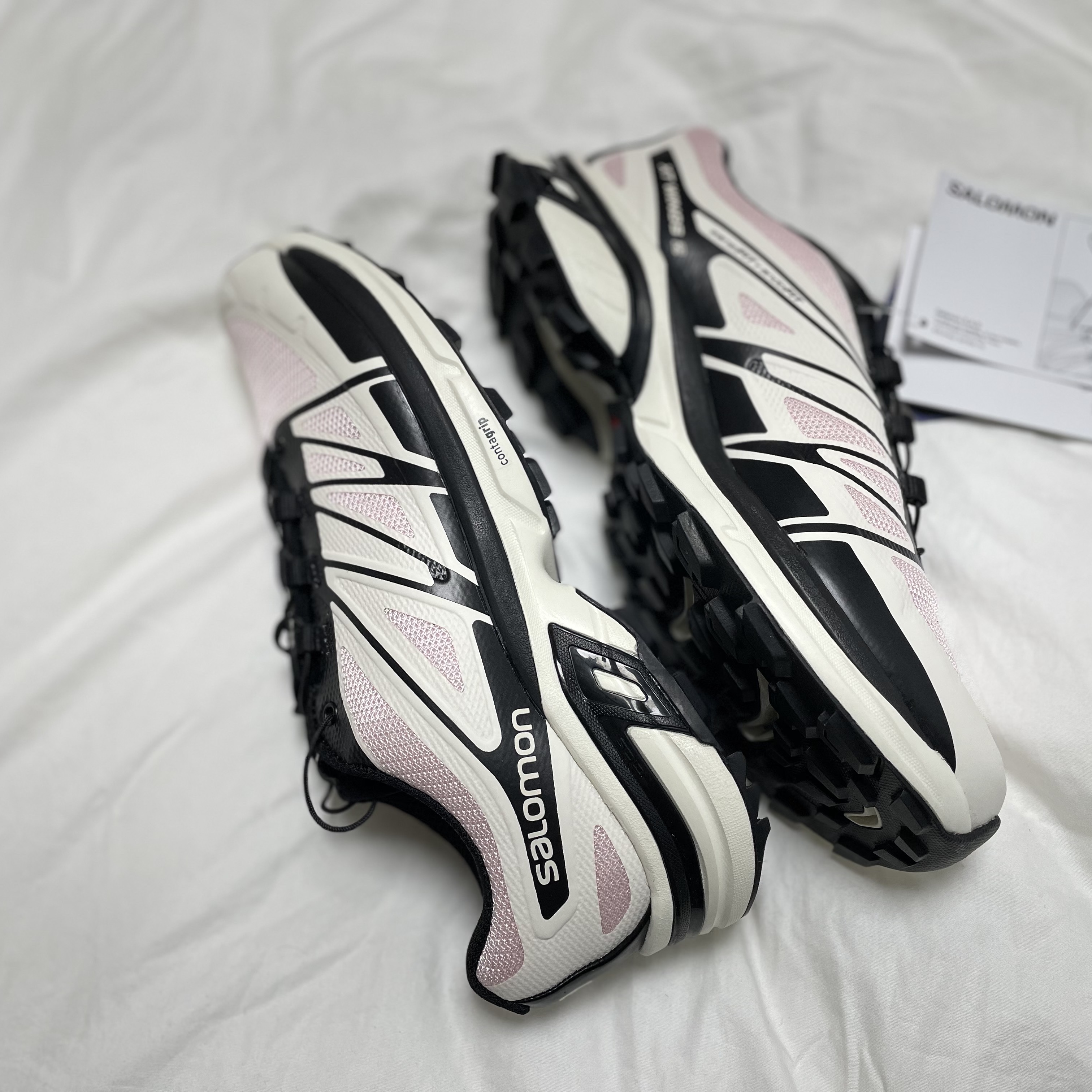 Salomon XT-Wings 2 Cradle Pink 착용 스타일 - 3