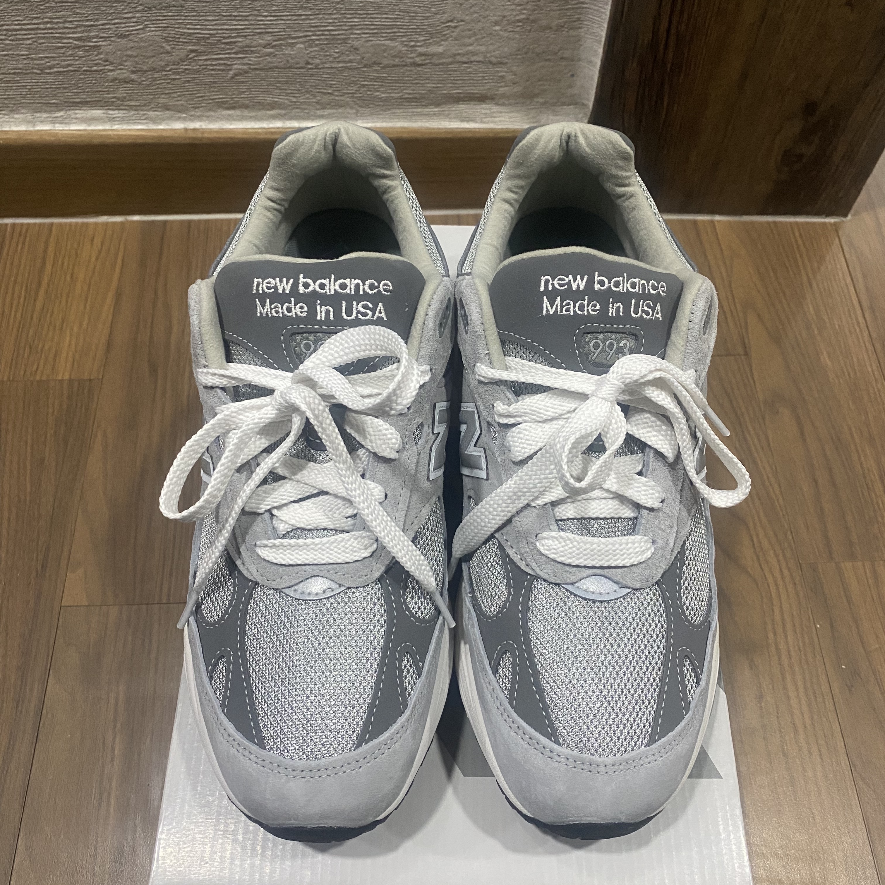 New Balance 993 Made in USA Grey - D Standard 착용 스타일