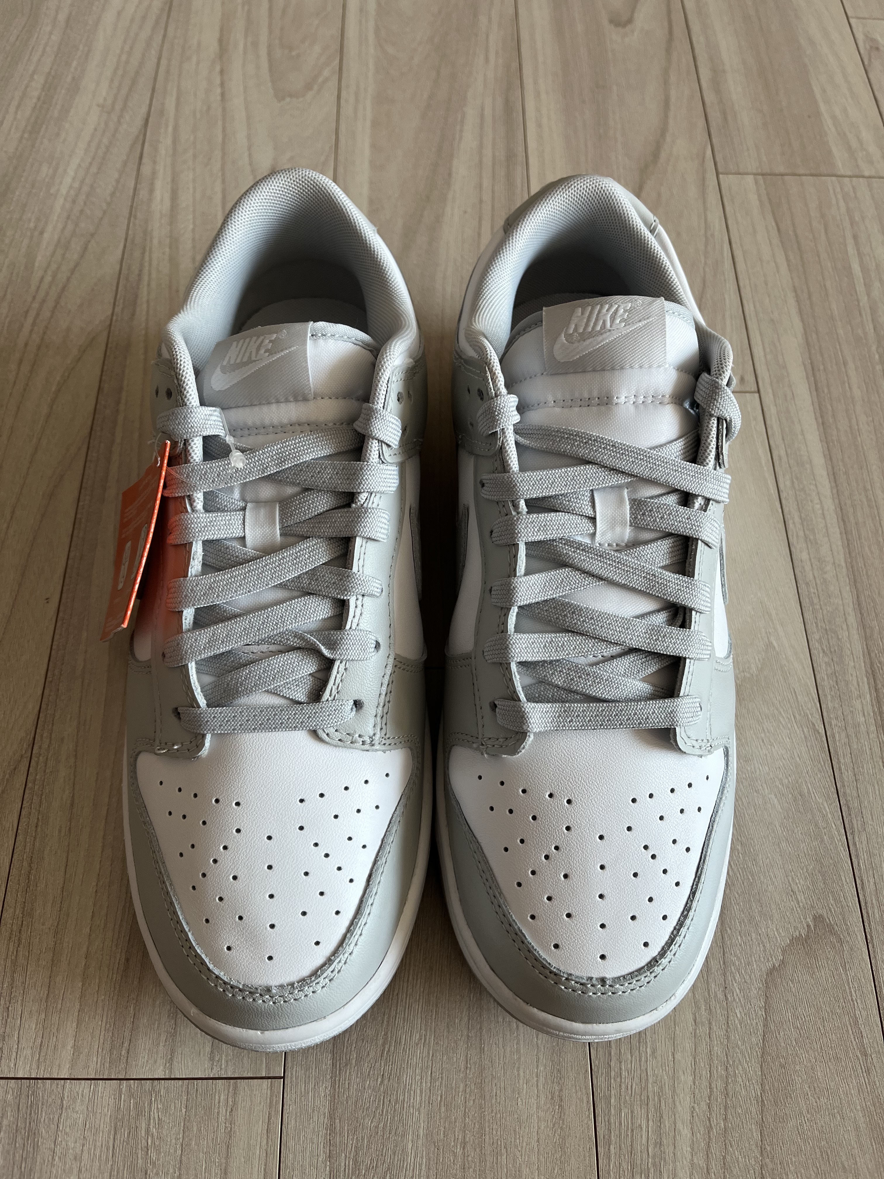 Nike Dunk Low Retro Grey Fog 착용 스타일 - 1