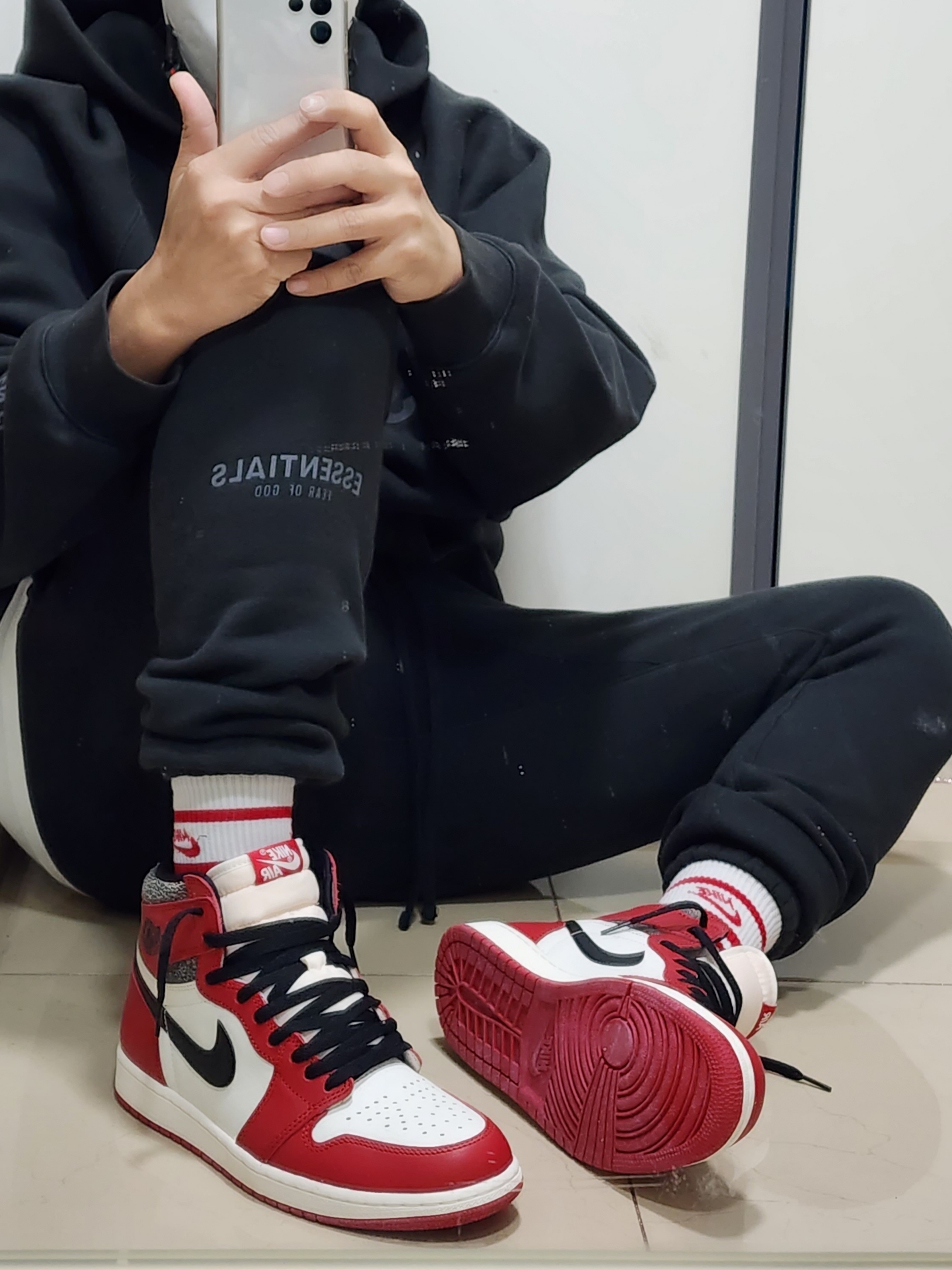 Jordan 1 Retro High OG Chicago 2022 착용 스타일 - 3