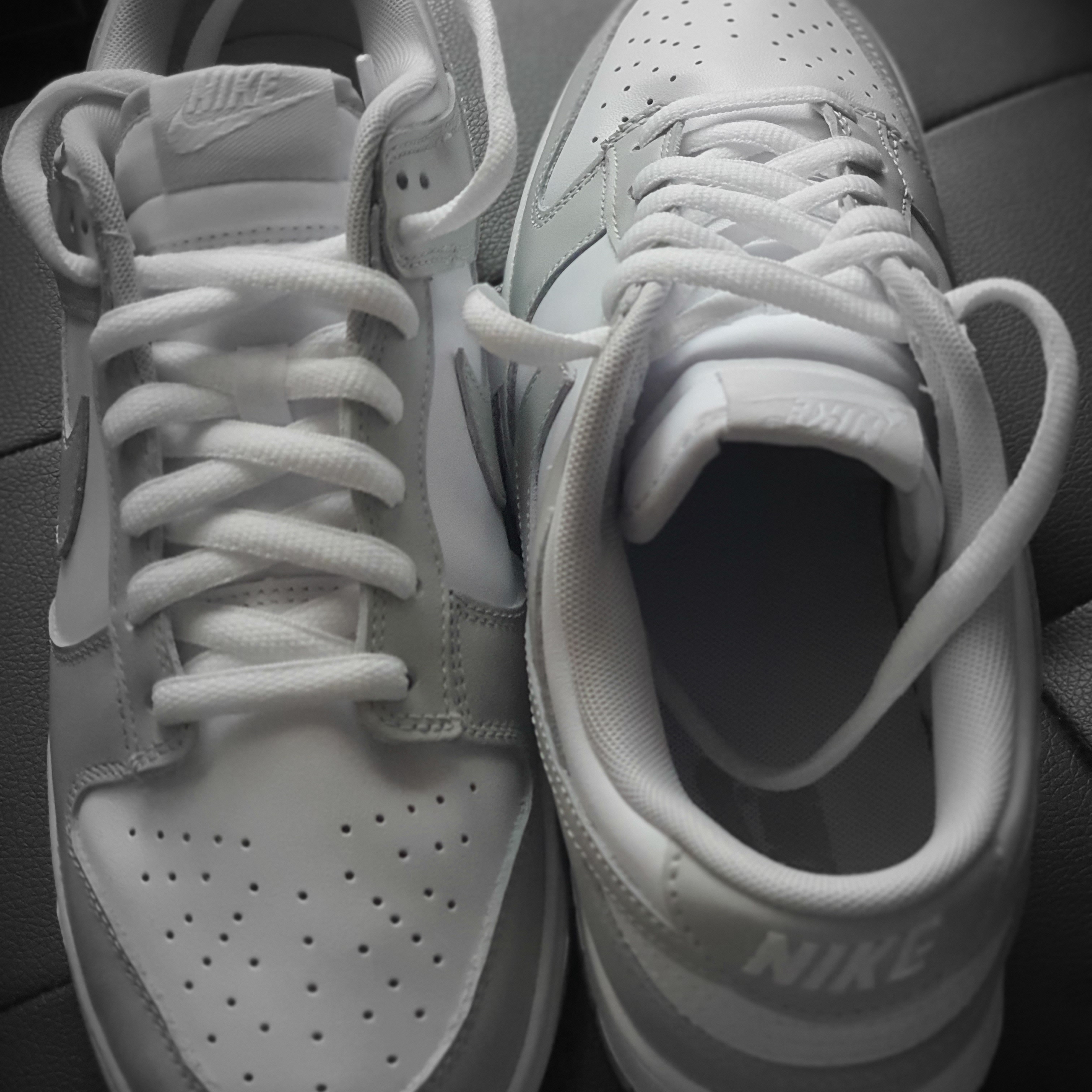 Nike Dunk Low Retro Grey Fog 착용 스타일 - 3