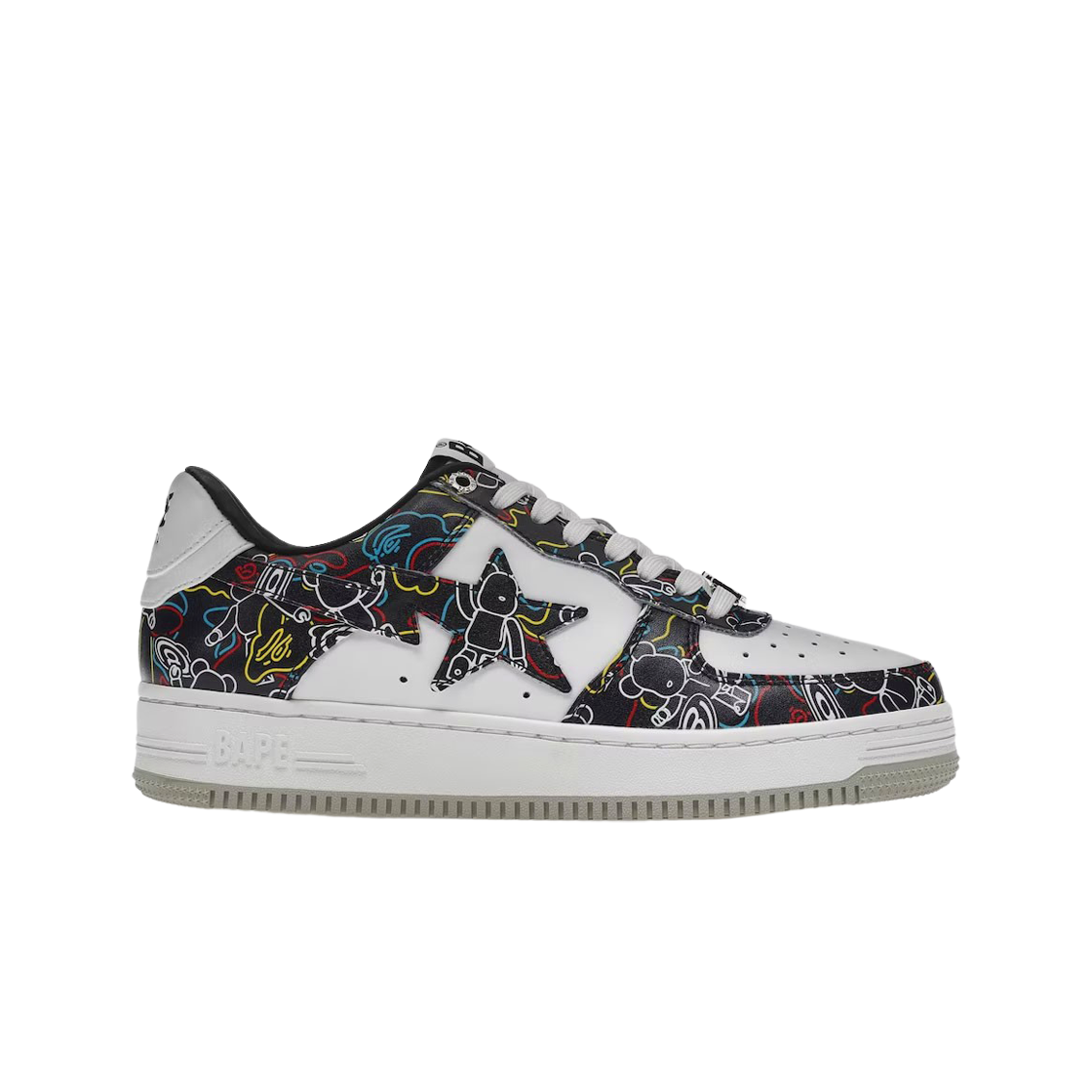 베이프 x 메디콤 토이 베이프 스타 로우 카모 블랙(BAPE x Medicom Toy Bape Sta Low Camo Black)