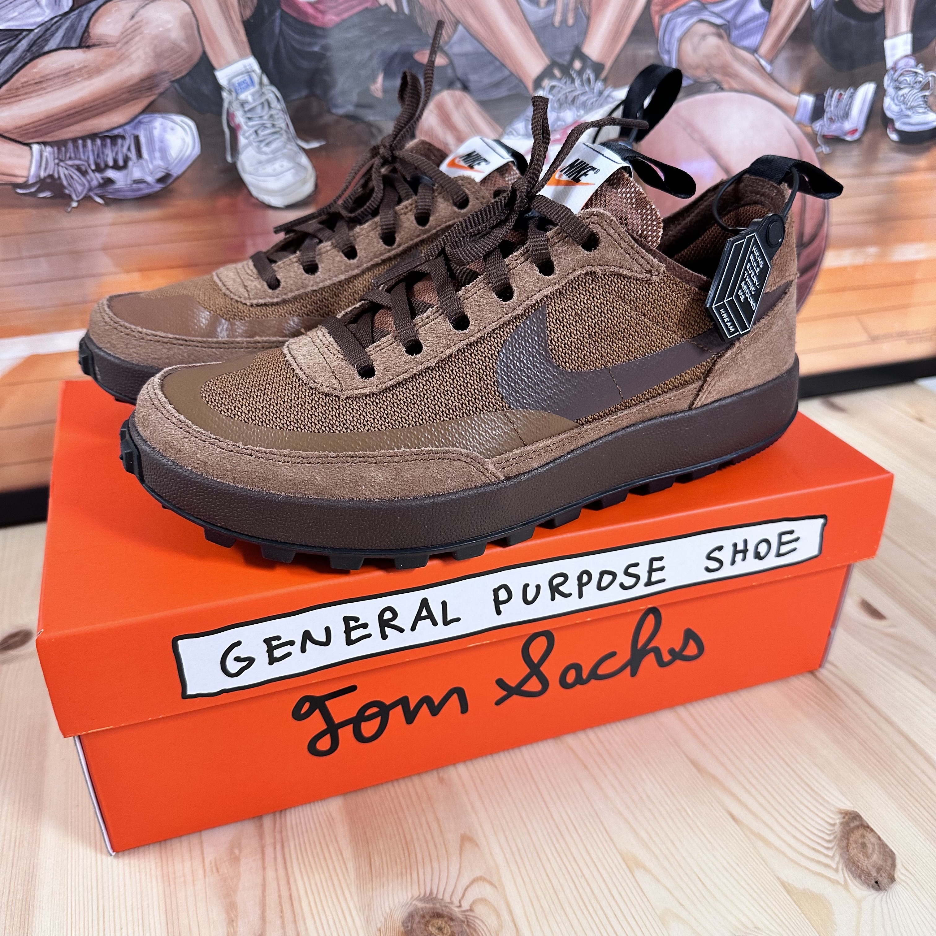 Nike x Tom Sachs General Purpose Shoe Brown 착용 스타일