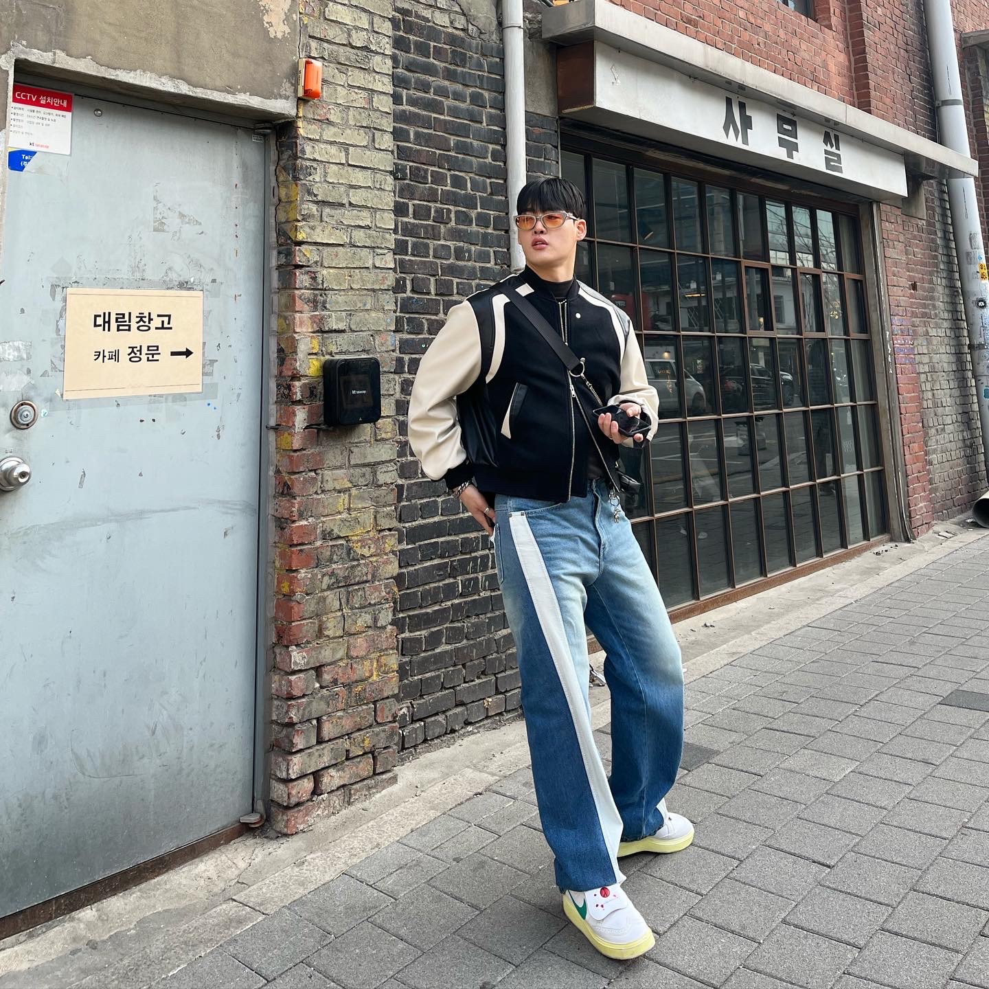 Nike x Peaceminusone Kwondo1 White 착용 스타일 - 2