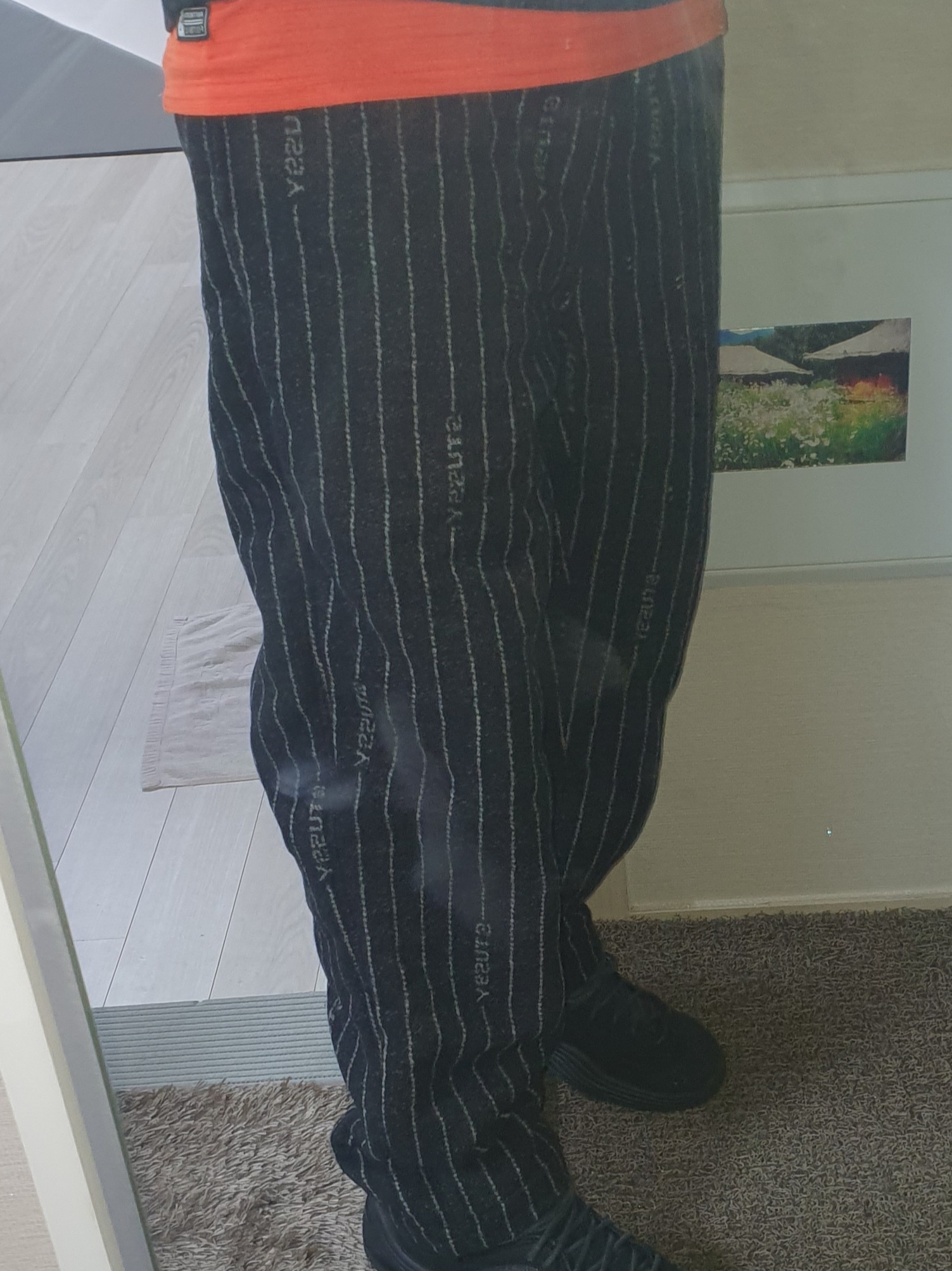 Nike x Stussy NRG Striped Wool Pants Black (DR4021-010) 착용 스타일 - 1