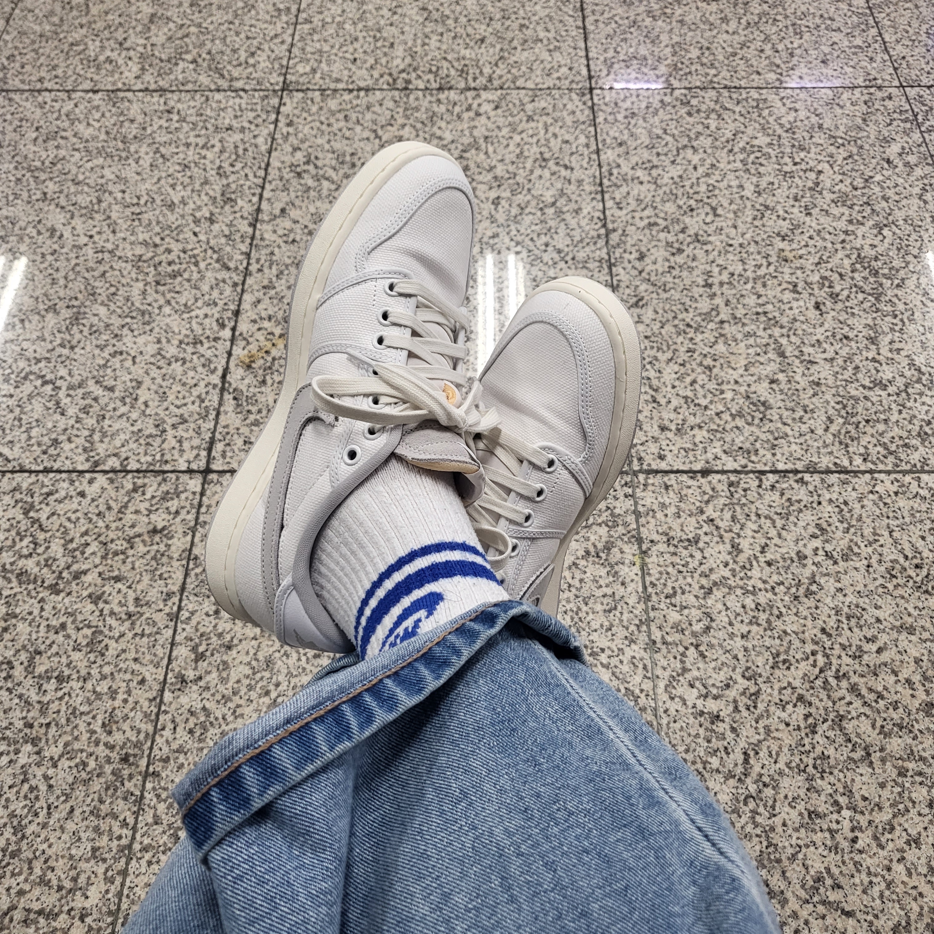 Jordan 1 x Union KO Low White 착용 스타일 - 1