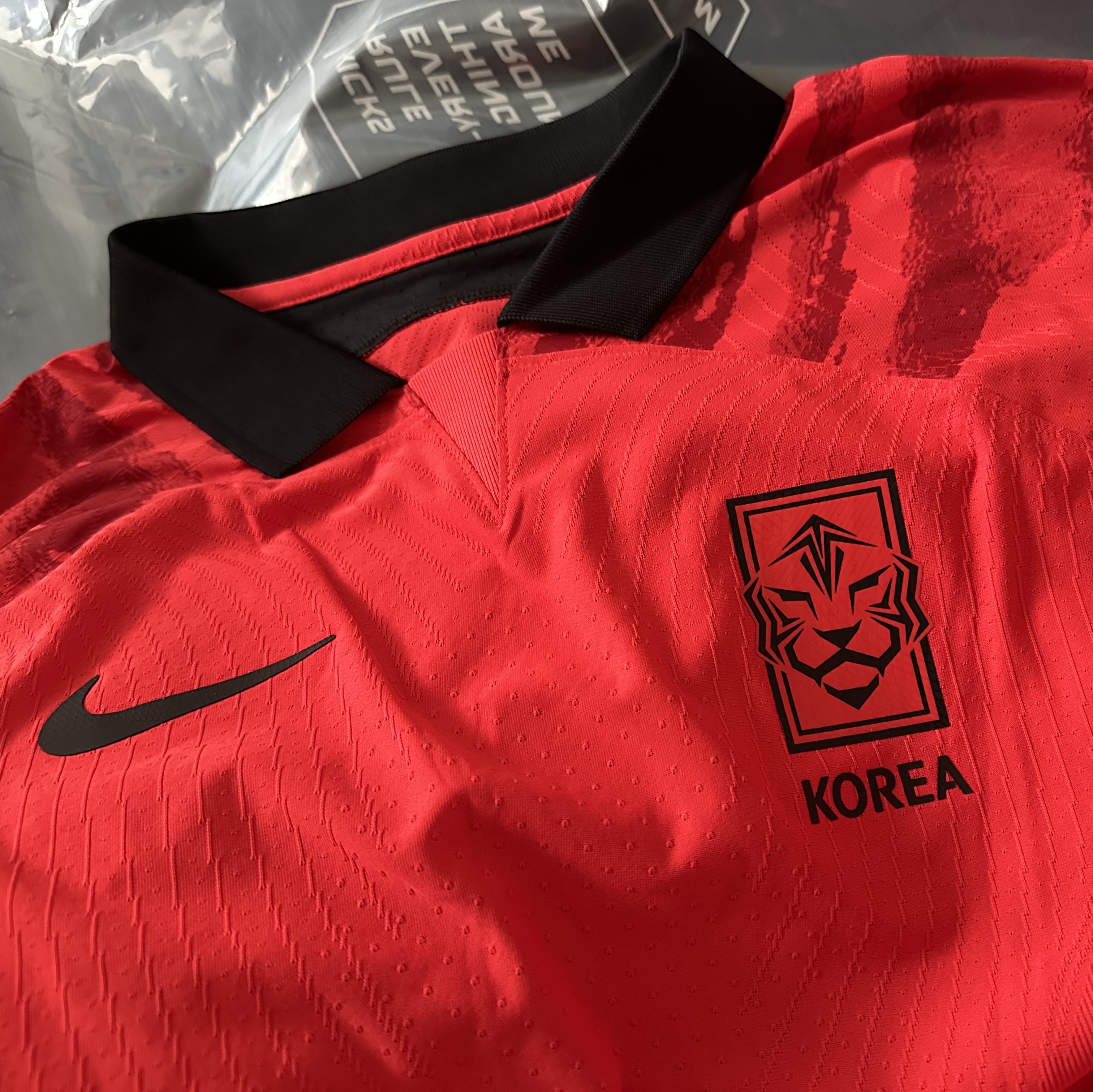 Nike Korea 2022/23 Dri-Fit ADV Match Home SS Jersey Global Red - US/EU (Non Marking Ver.) 착용 스타일