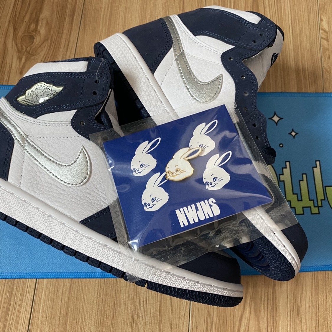 Jordan 1 Retro High OG CO.JP Midnight Navy 착용 스타일 - 2