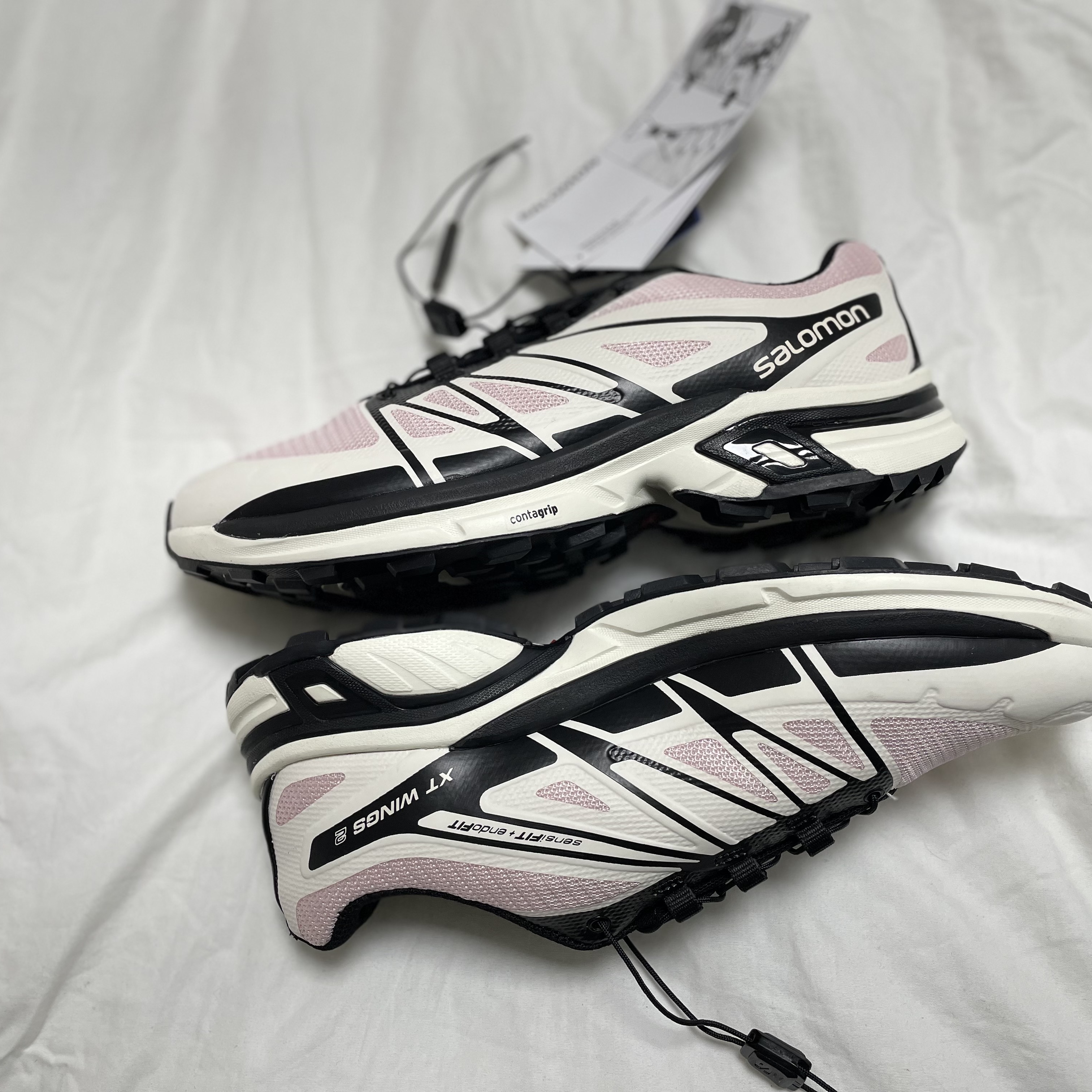 Salomon XT-Wings 2 Cradle Pink 착용 스타일 - 2