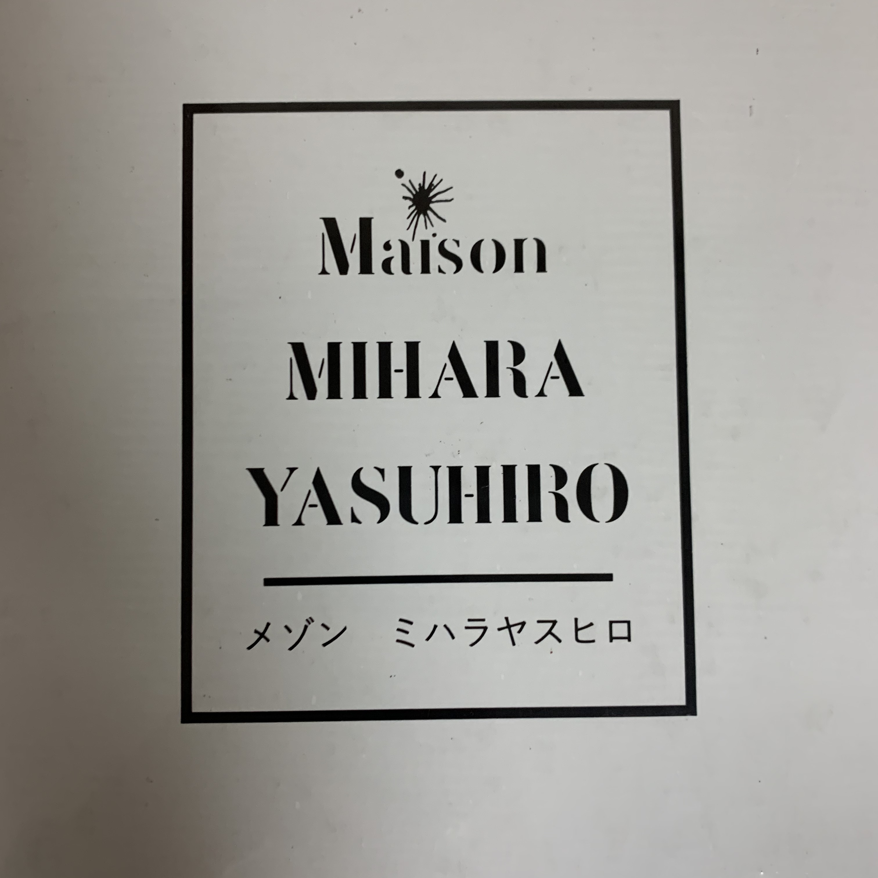 Maison Mihara Yasuhiro Hank VL OG Sole Canvas Low-top Sneakers Black 착용 스타일 - 1