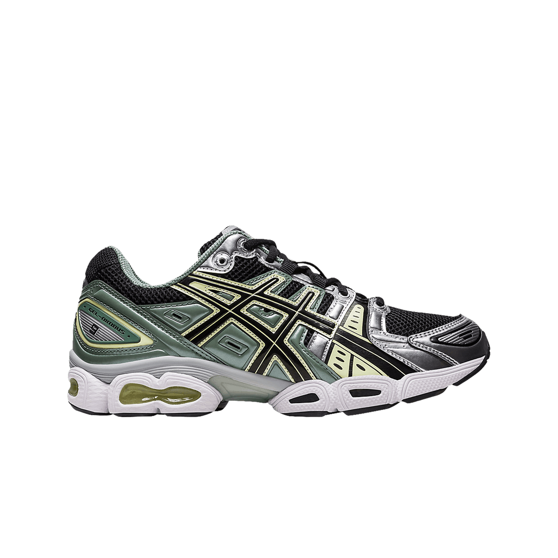 아식스 젤 님버스 9 퓨어 실버 블랙(Asics Gel-Nimbus 9 Pure Silver Black)