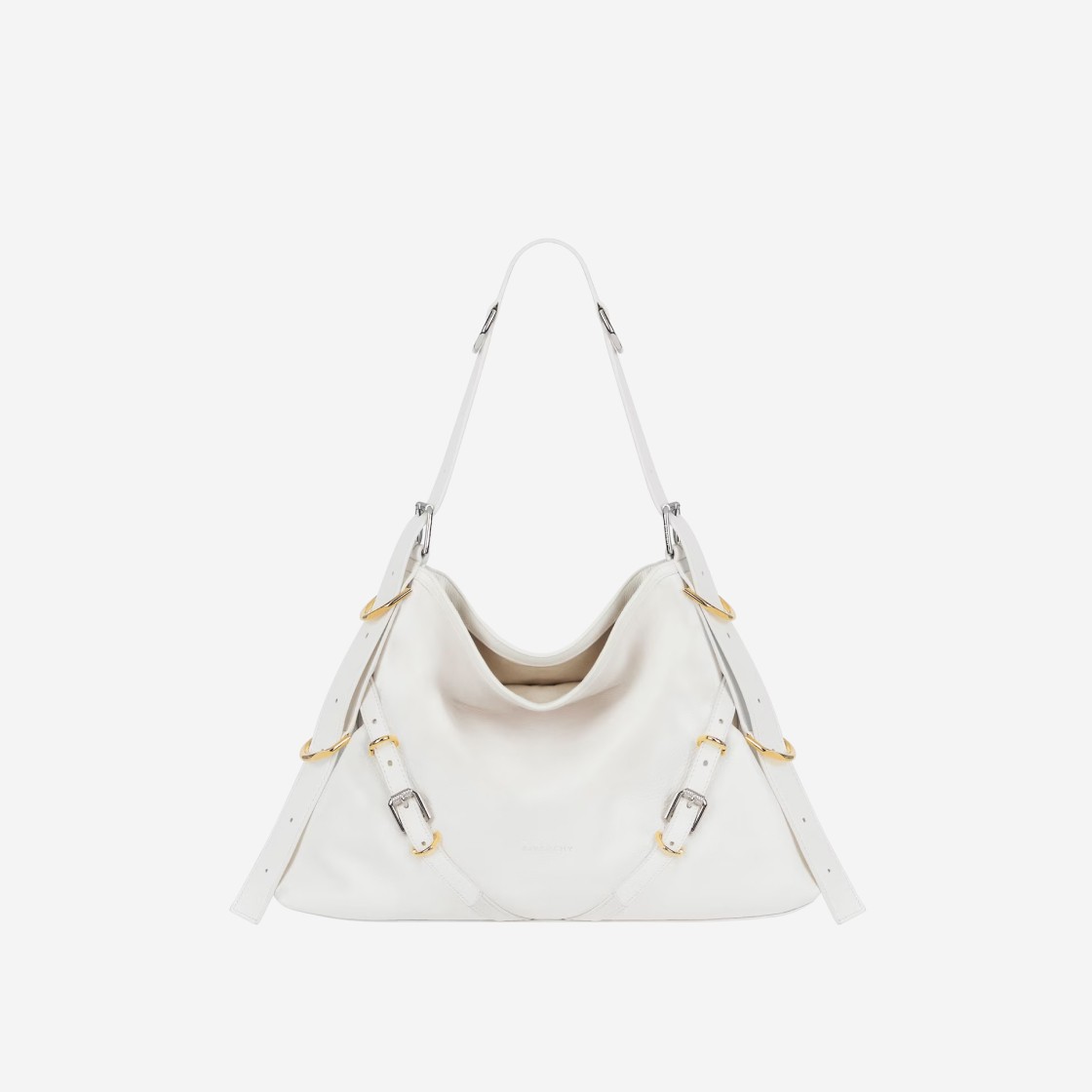 Givenchy Medium Voyou Bag in Leather Ivory 상세 이미지 1