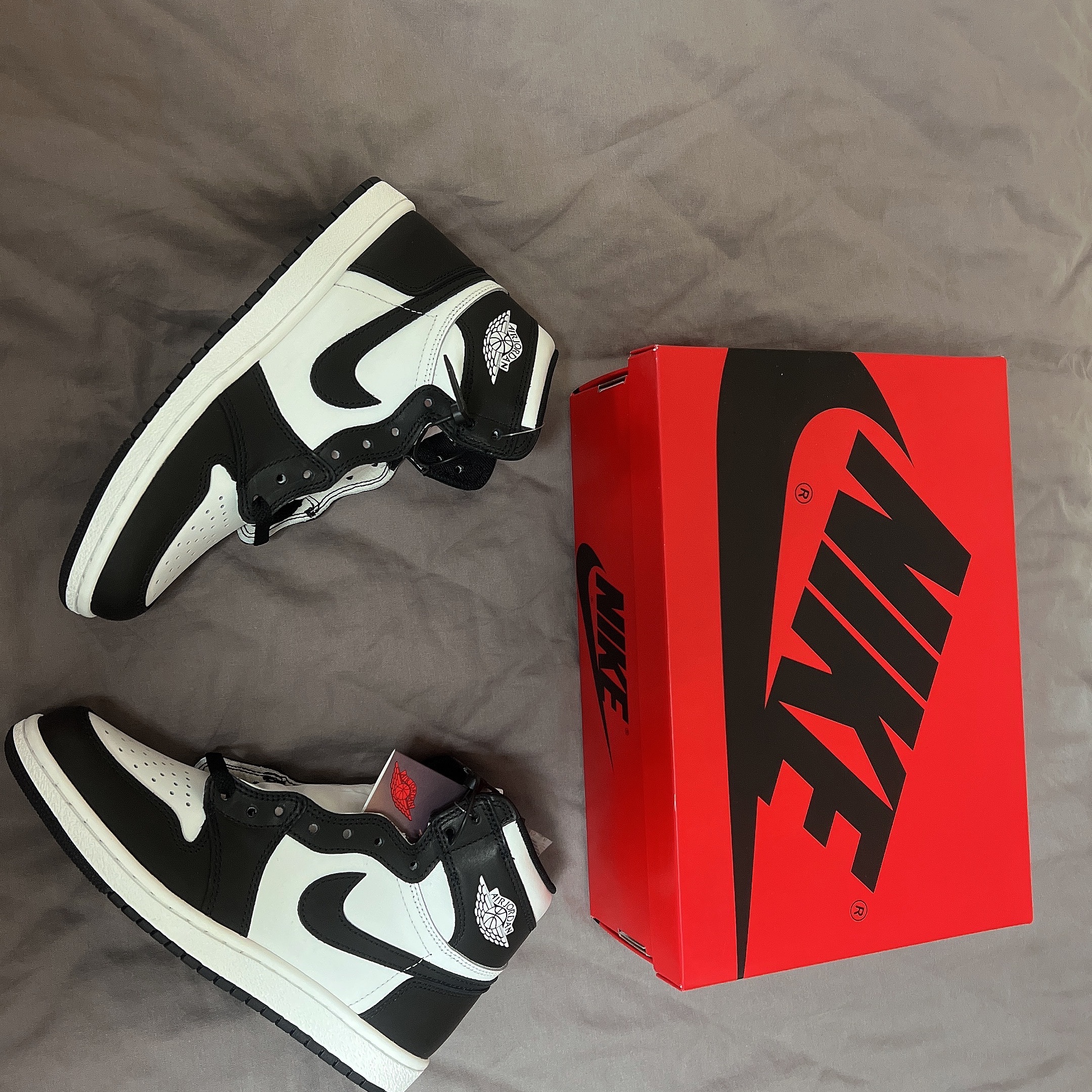 Jordan 1 High 85 Black White 착용 스타일