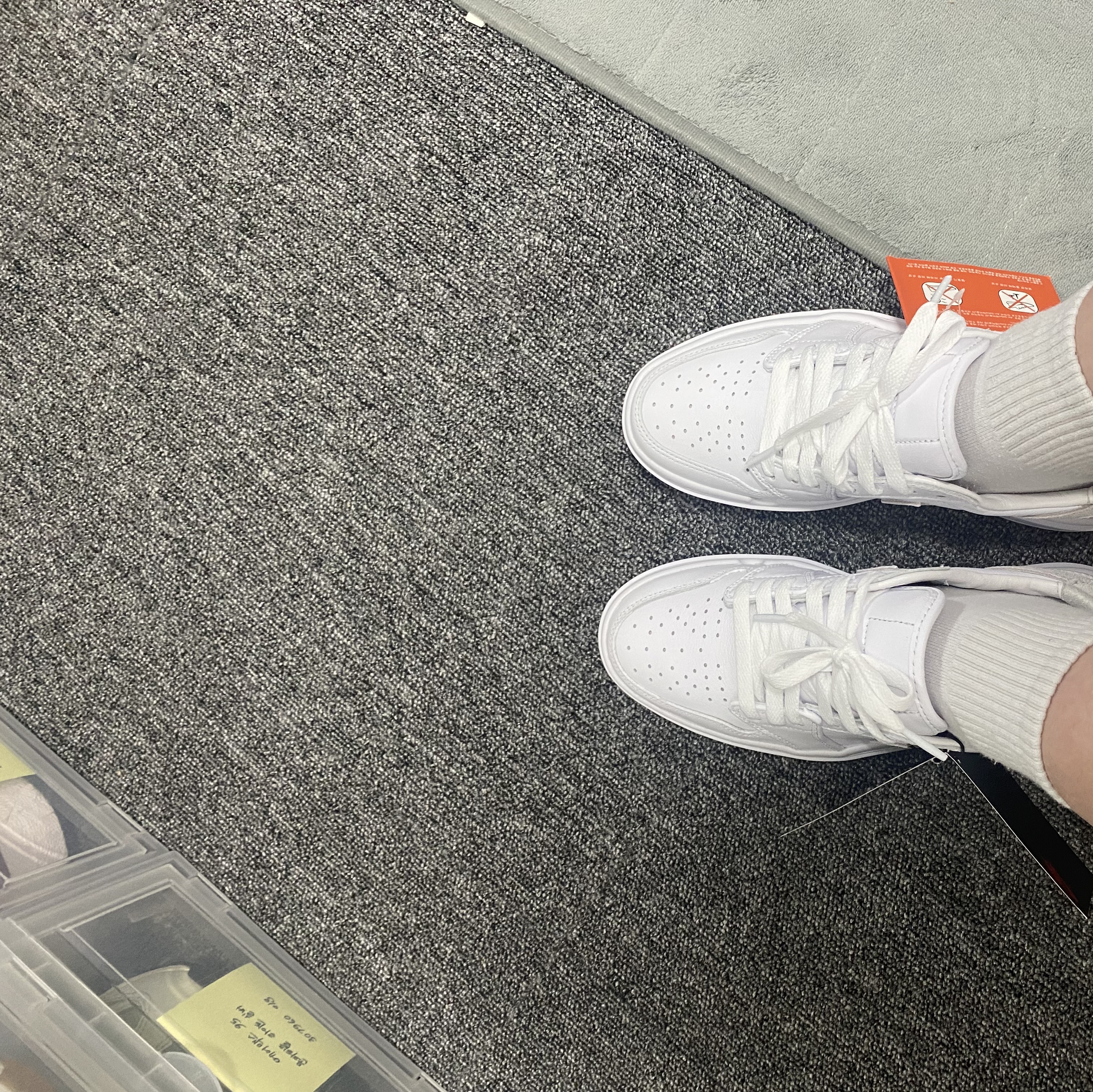 (W) Jordan 1 Elevate Low White Wolf Grey 착용 스타일 - 3