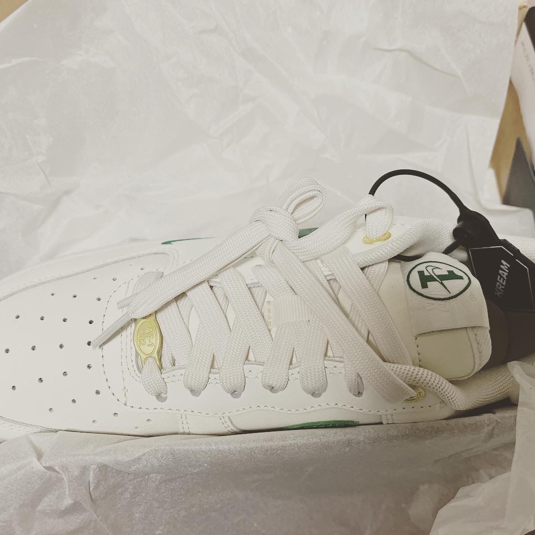 (W) Nike Air Force 1 '07 SE 40th Anniversary Join Forces Sail Malachite 착용 스타일 - 5