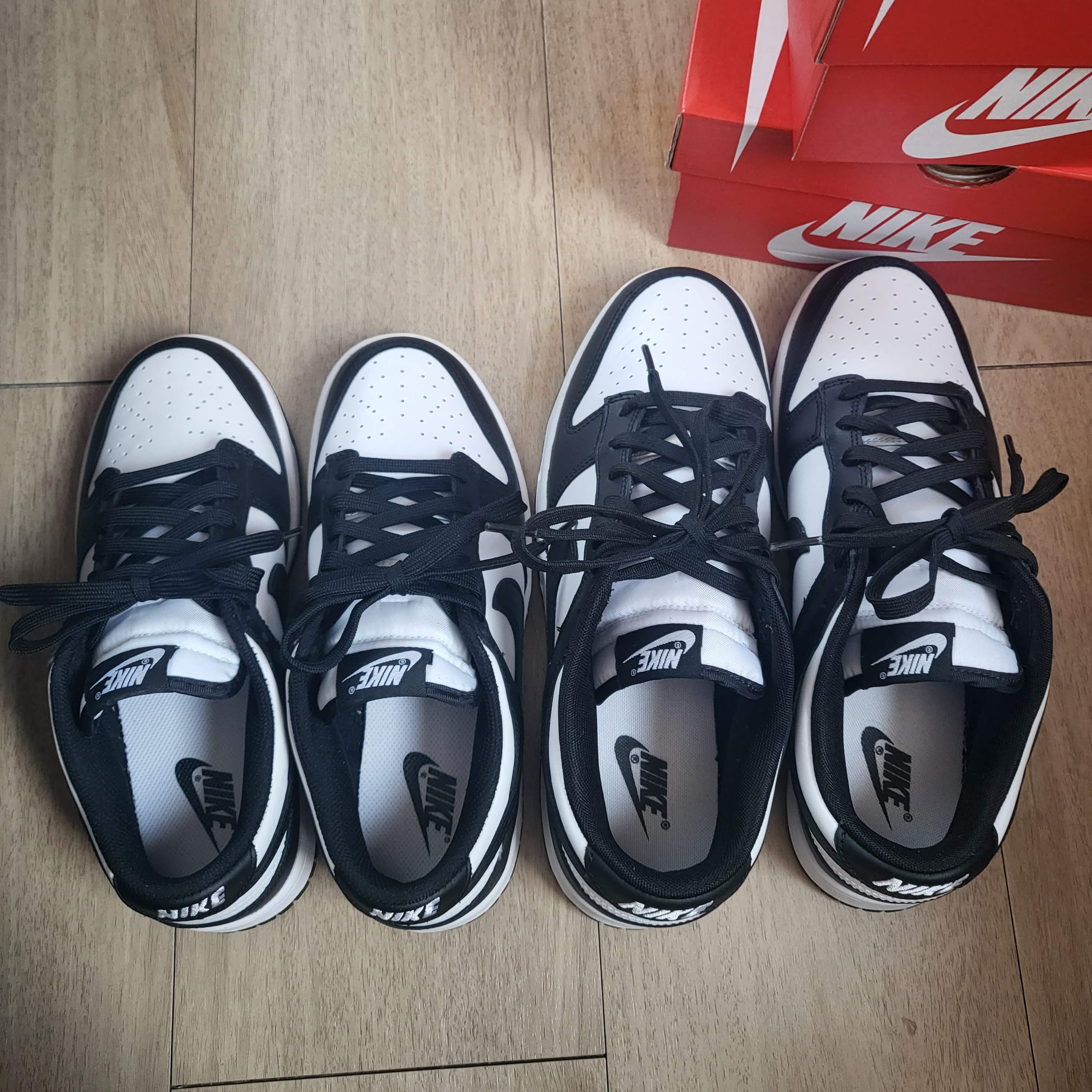 (W) Nike Dunk Low Black, Nike Dunk Low Retro Black 착용 스타일