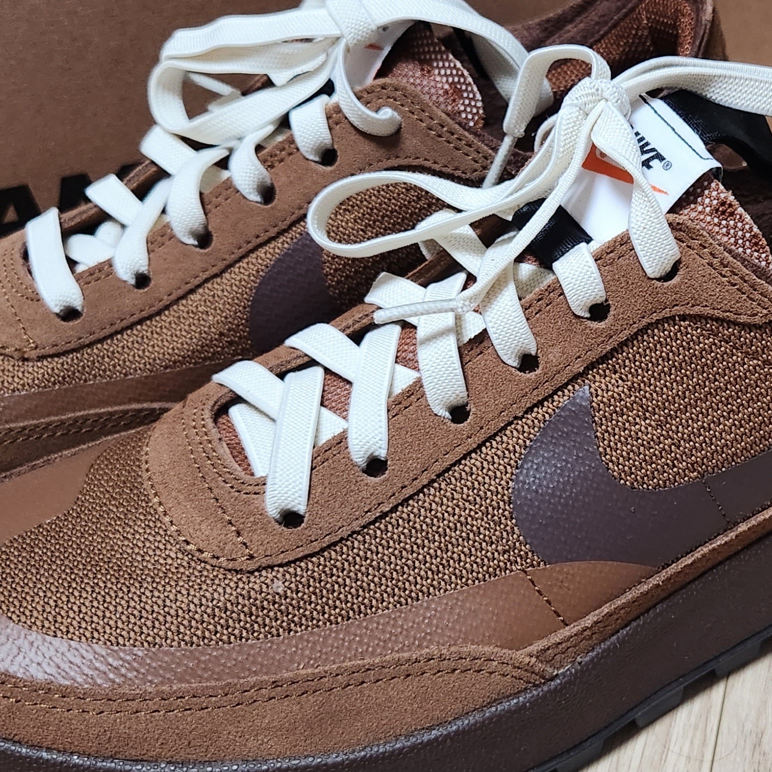 Nike x Tom Sachs General Purpose Shoe Brown 착용 스타일 - 1