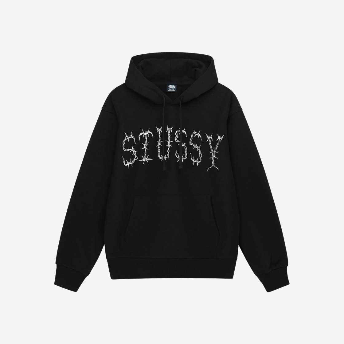 Stussy Barb Hoodie Black 상세 이미지 2