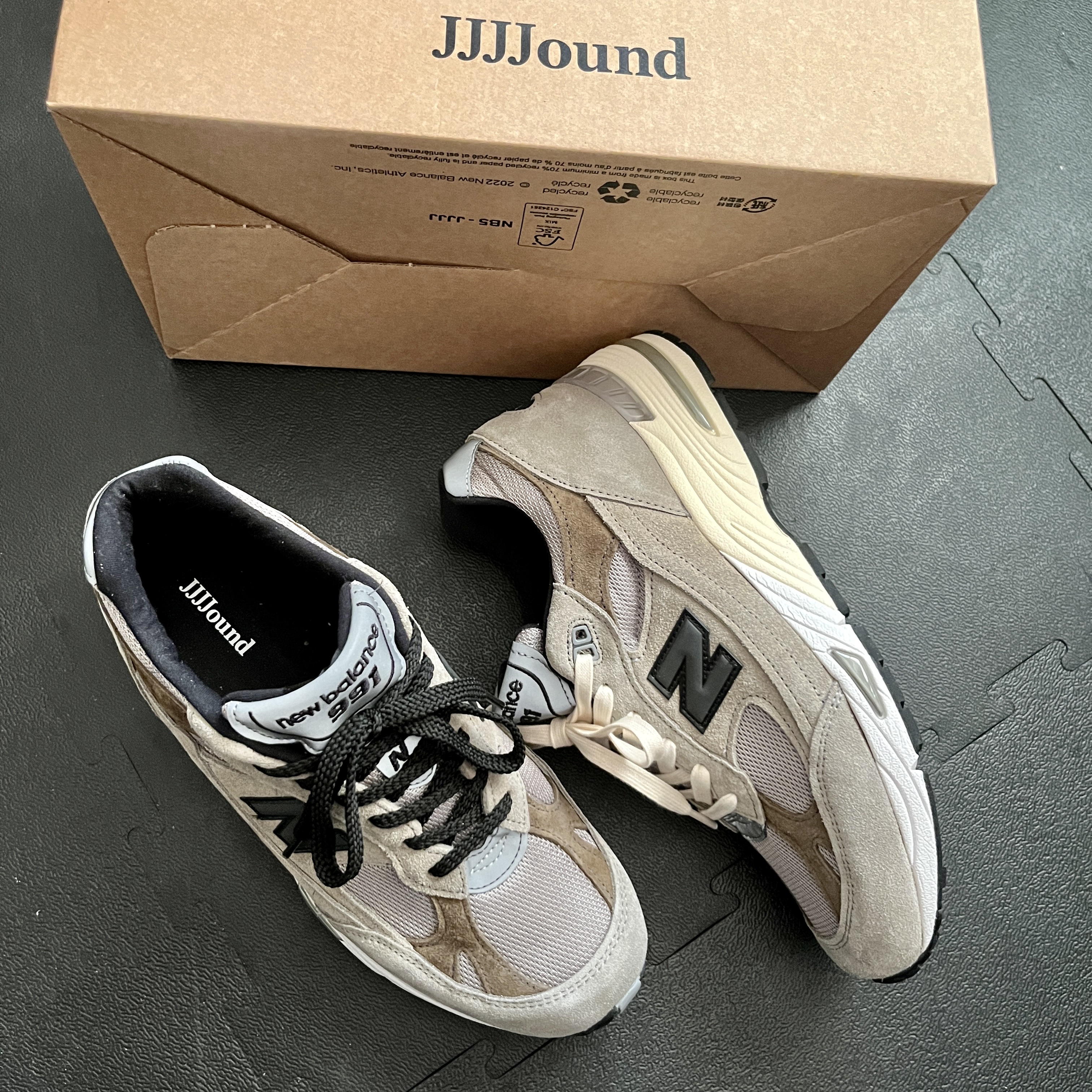 New Balance x JJJJound 991 Made in UK Grey 착용 스타일