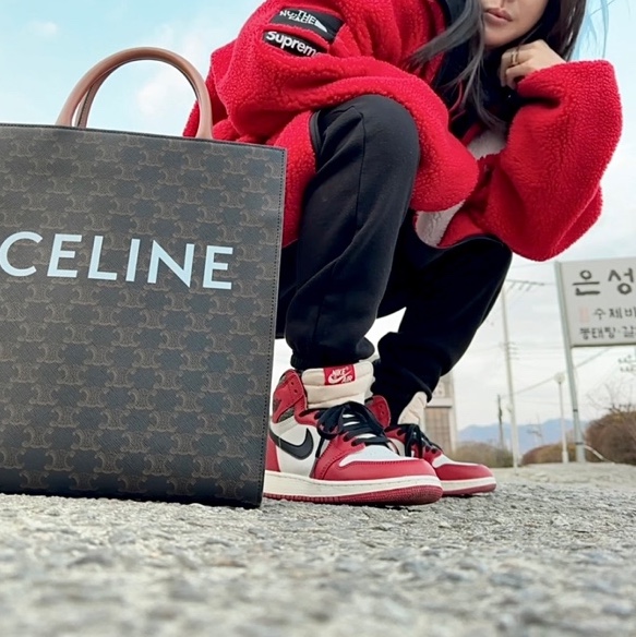 Gucci Original GG Baseball Hat with Web Beige Ebony, Stussy x Our Legacy x Denim Tears TTL Varsity Jacket Black 착용 스타일 - 3