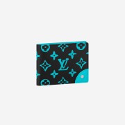 Louis Vuitton Slender Wallet Monogram Playground Black