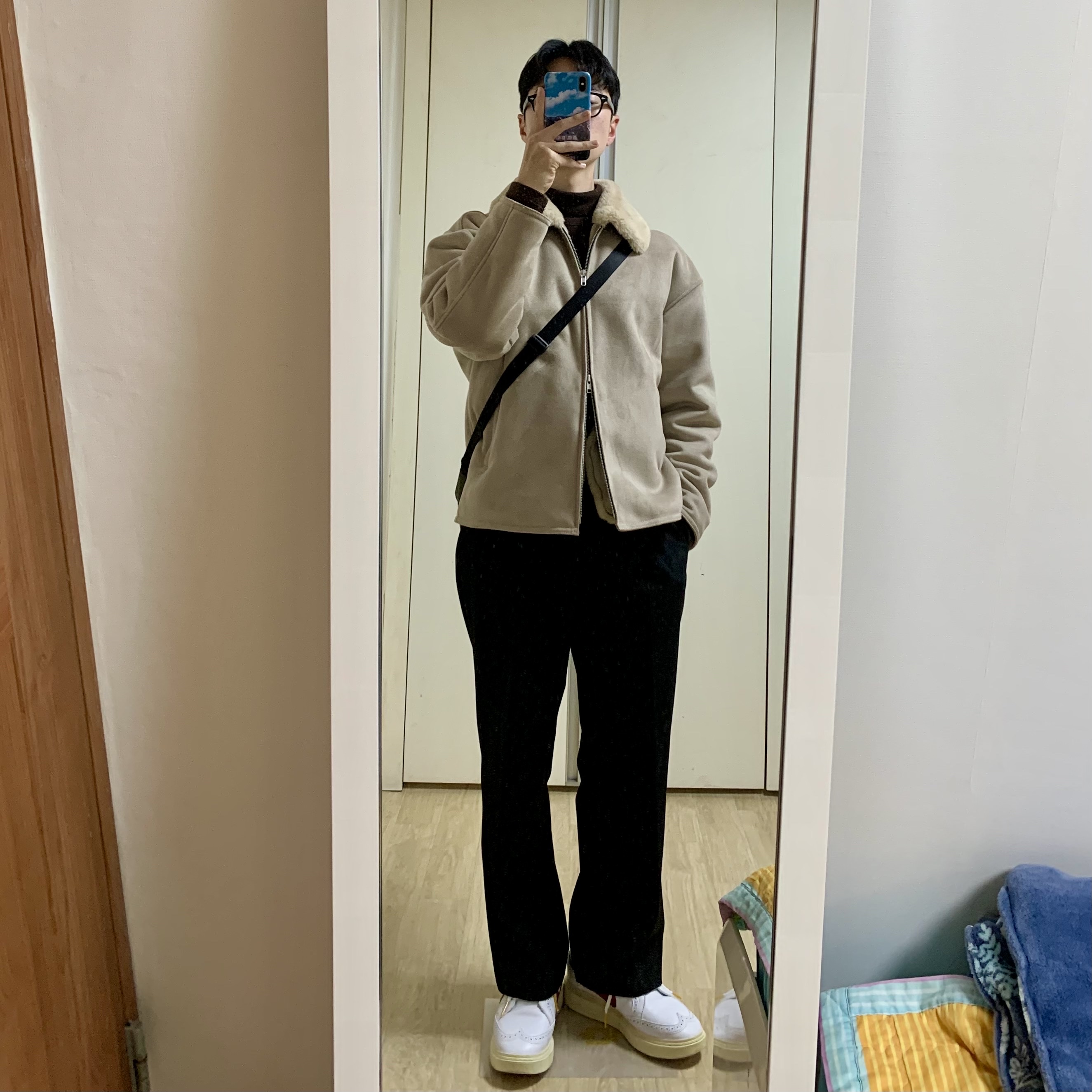 Nike x Peaceminusone Kwondo1 White 착용 스타일 - 1