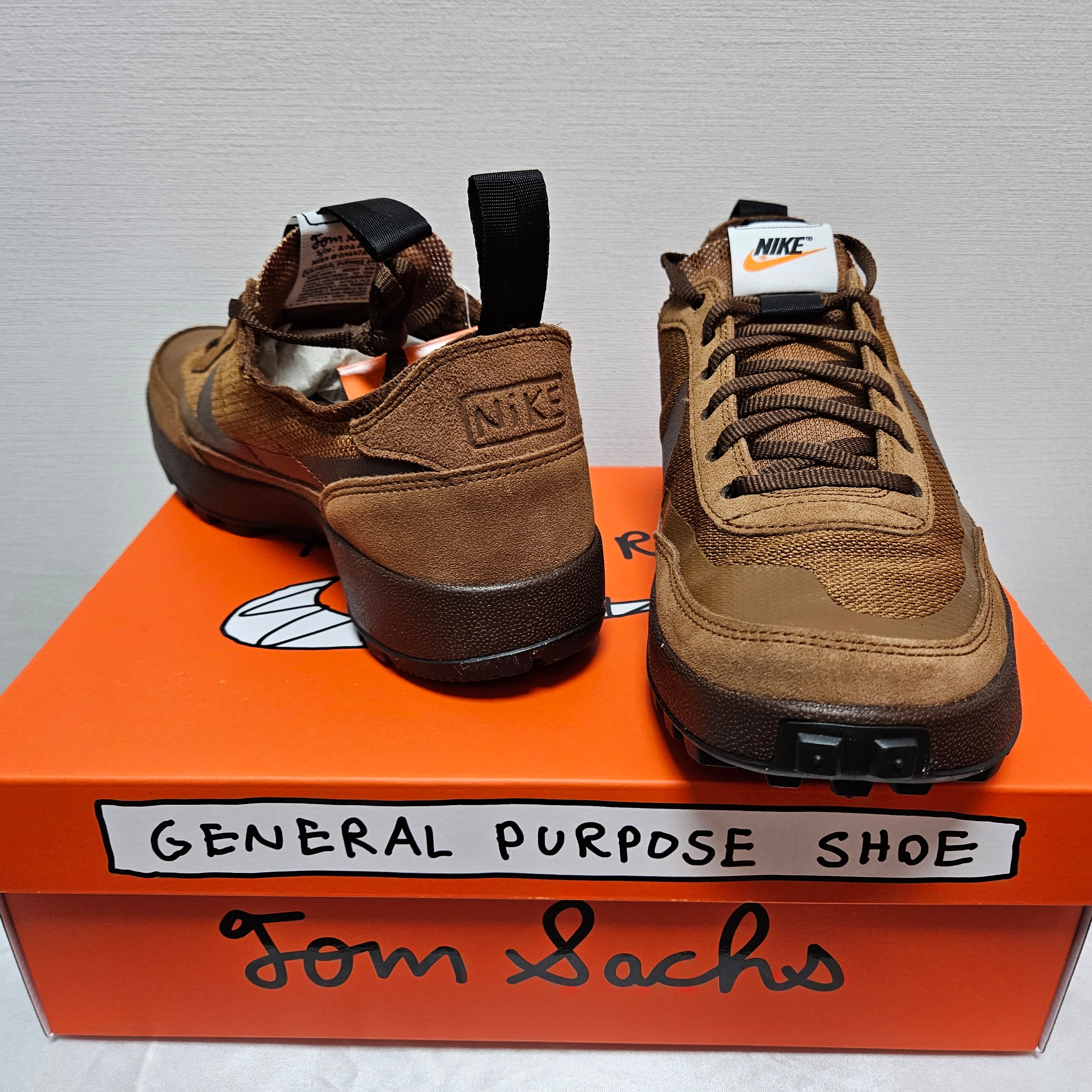Nike x Tom Sachs General Purpose Shoe Brown 착용 스타일 - 2