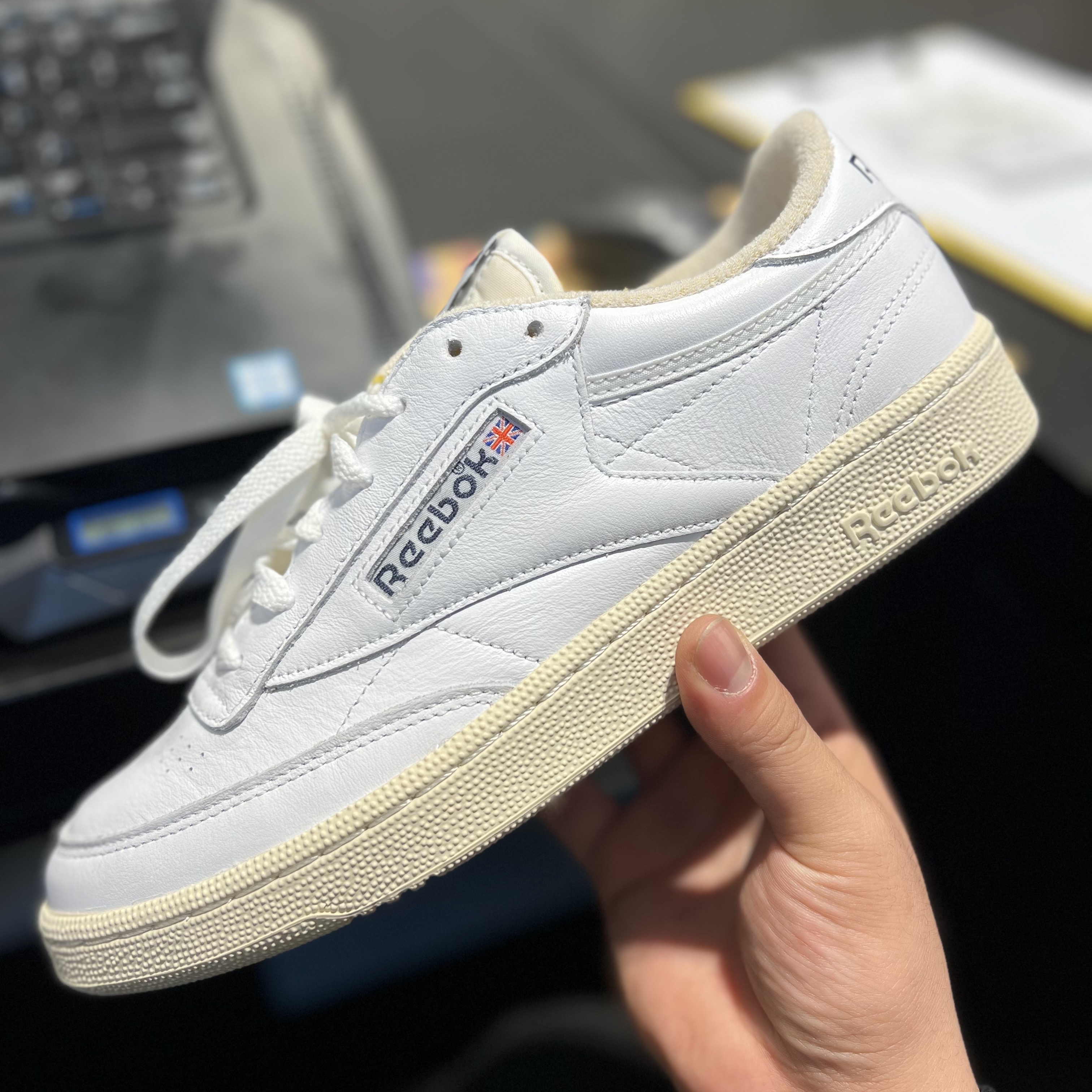 Reebok Club C 85 Vintage Retro White 착용 스타일