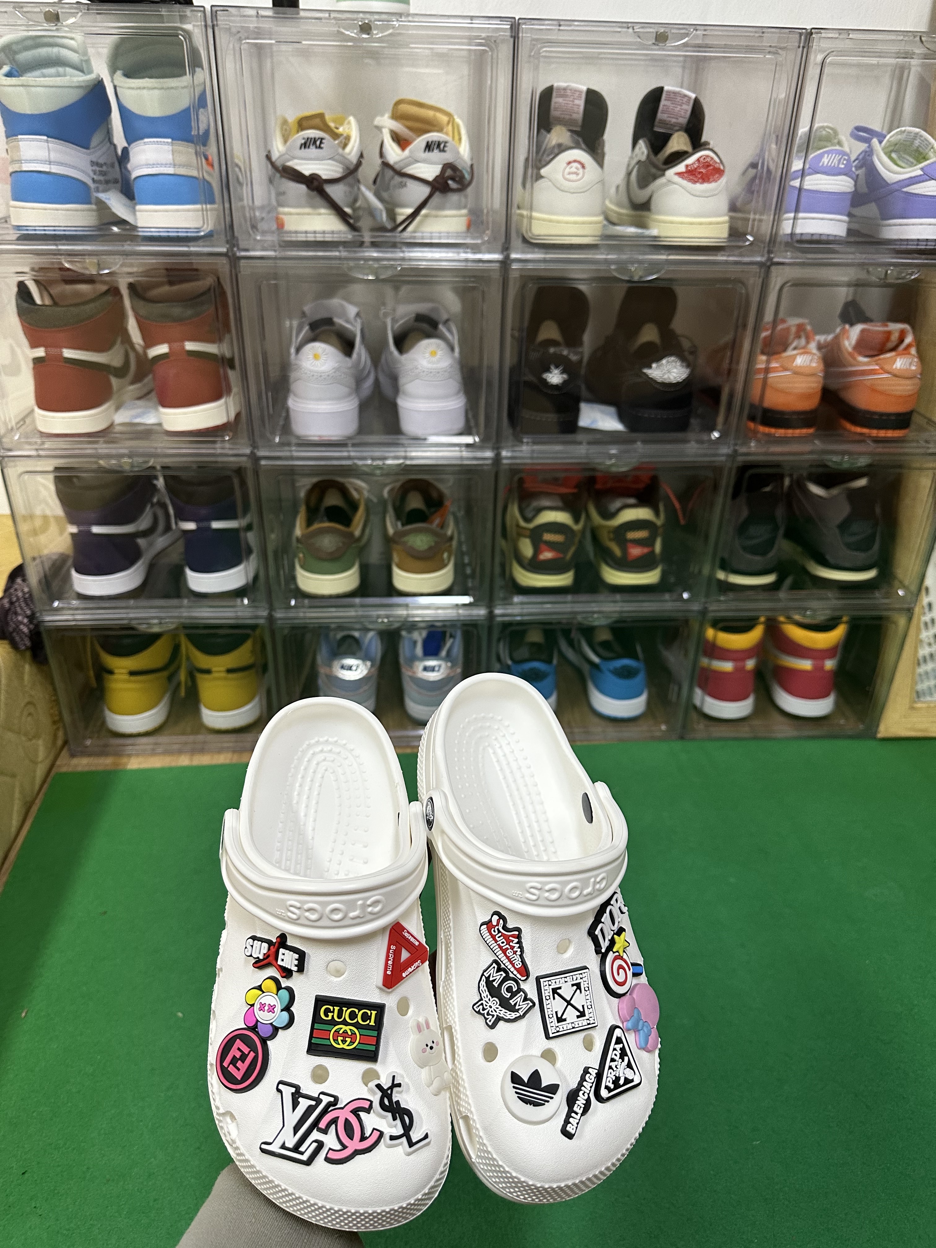 Crocs Baya Clog White 착용 스타일
