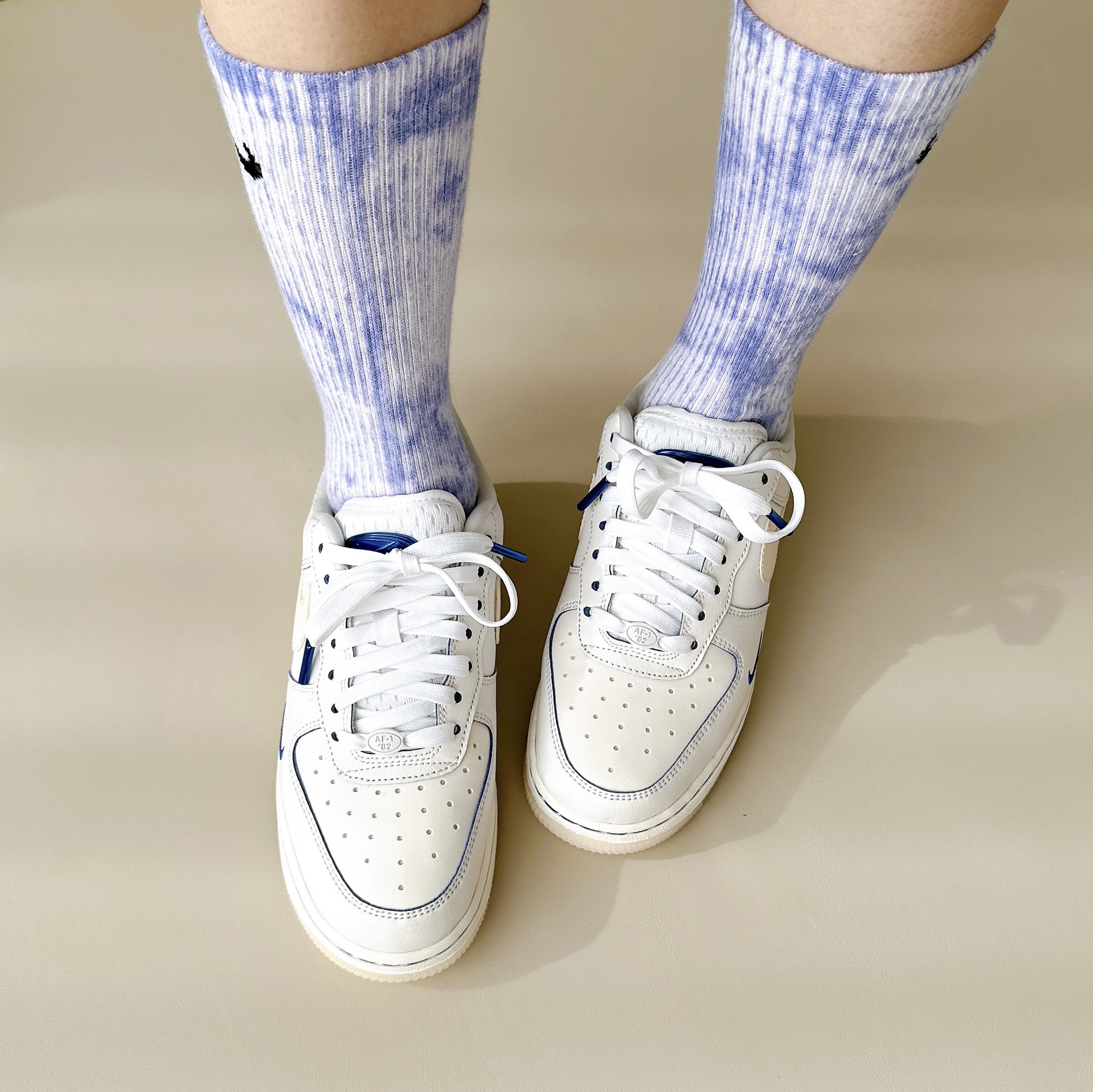 (W) Nike Air Force 1 '07 LX Game Royal Sail 착용 스타일 - 3