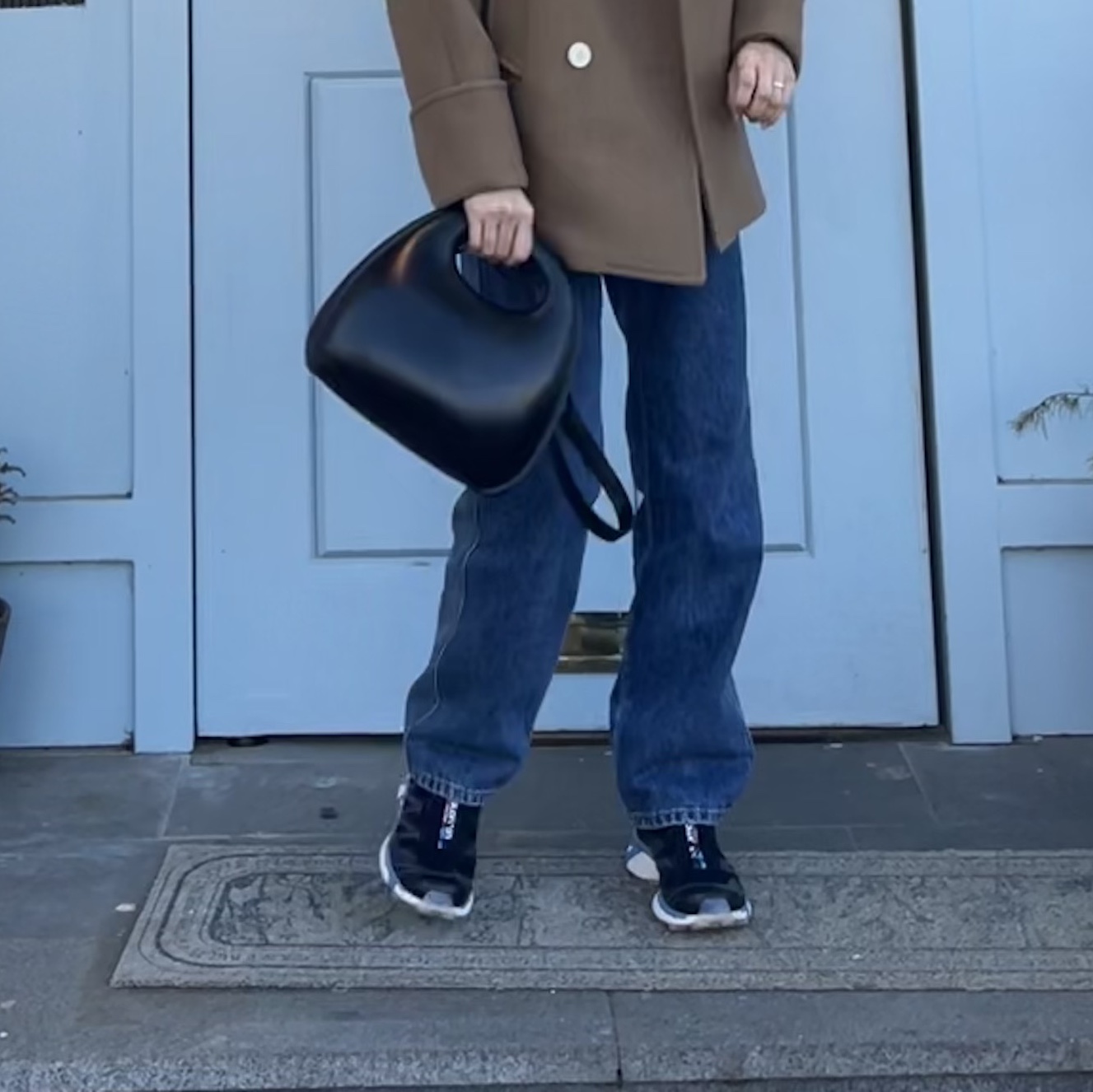 Salomon XT-6 Clear Black Riviera 착용 스타일 - 1