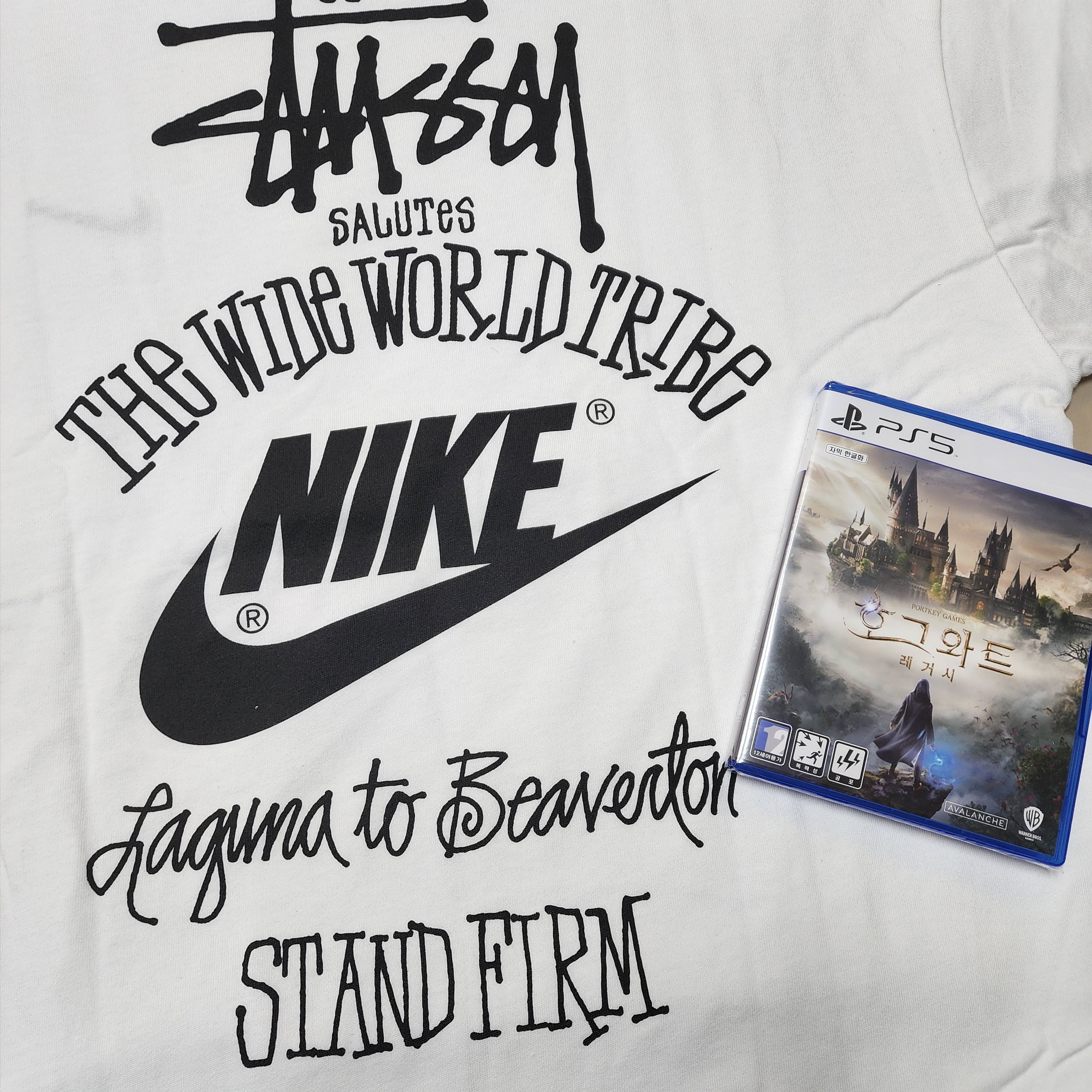 Nike x Stussy T-Shirt White (DV1774-100) 착용 스타일