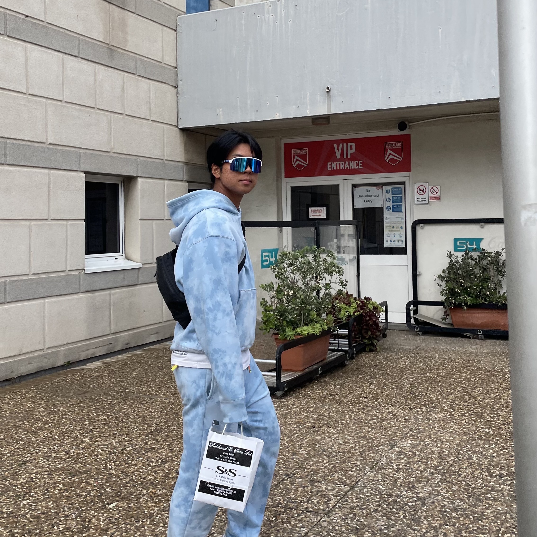 Jordan x J Balvin Hoodie Celestine Blue - Asia, Jordan x J Balvin Fleece Pants Celestine Blue - Asia 착용 스타일
