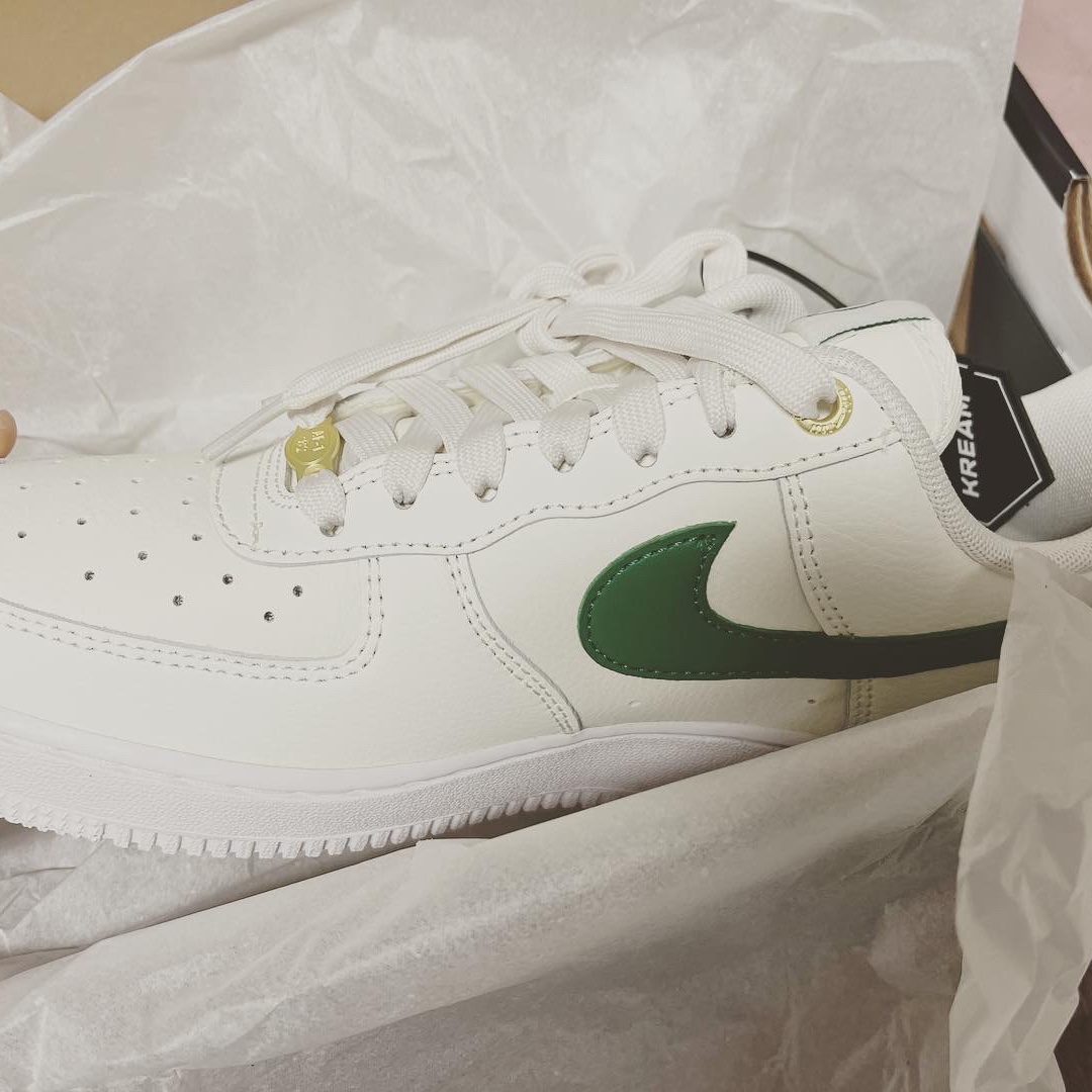 (W) Nike Air Force 1 '07 SE 40th Anniversary Join Forces Sail Malachite 착용 스타일