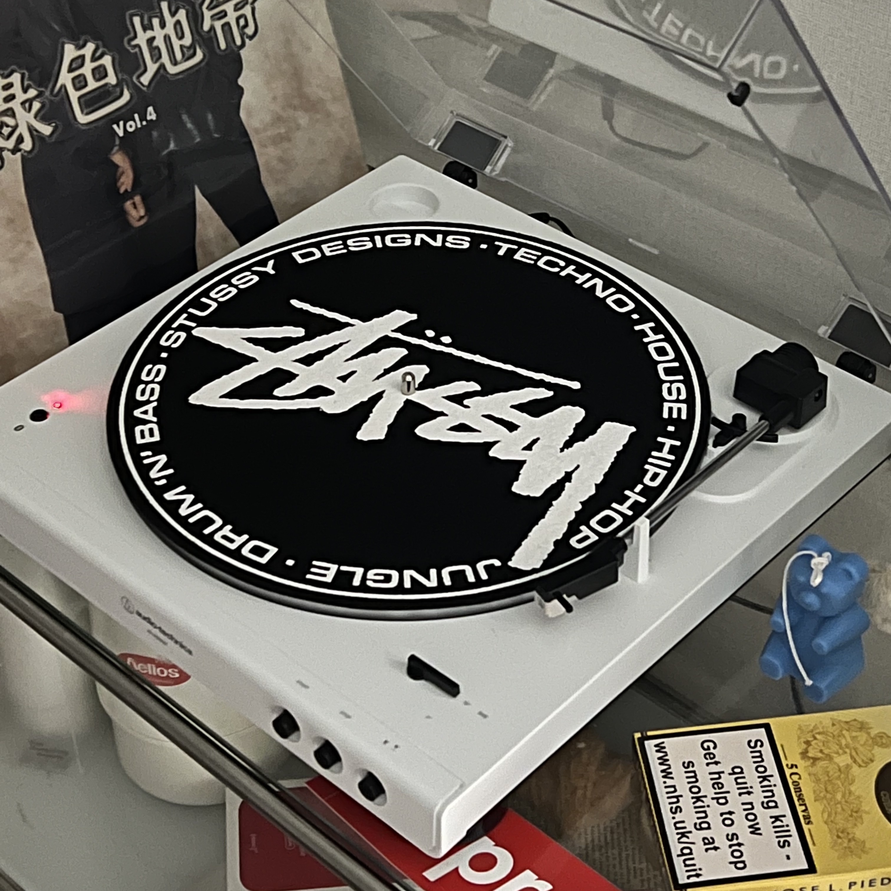 Stussy 12 Inch Post Modern Slipmats (2 Pack) 착용 스타일 - 1