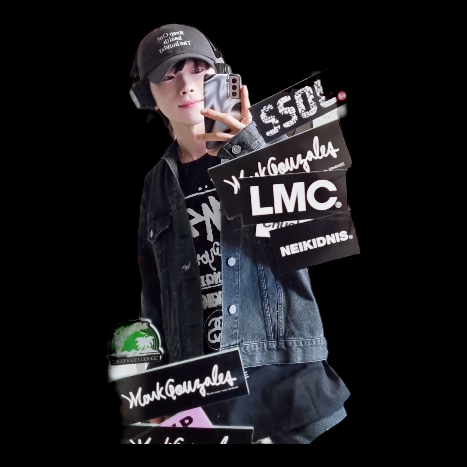 Stussy Tour T-Shirt Black, Marshall Major IV Black (Korean Ver.) 착용 스타일