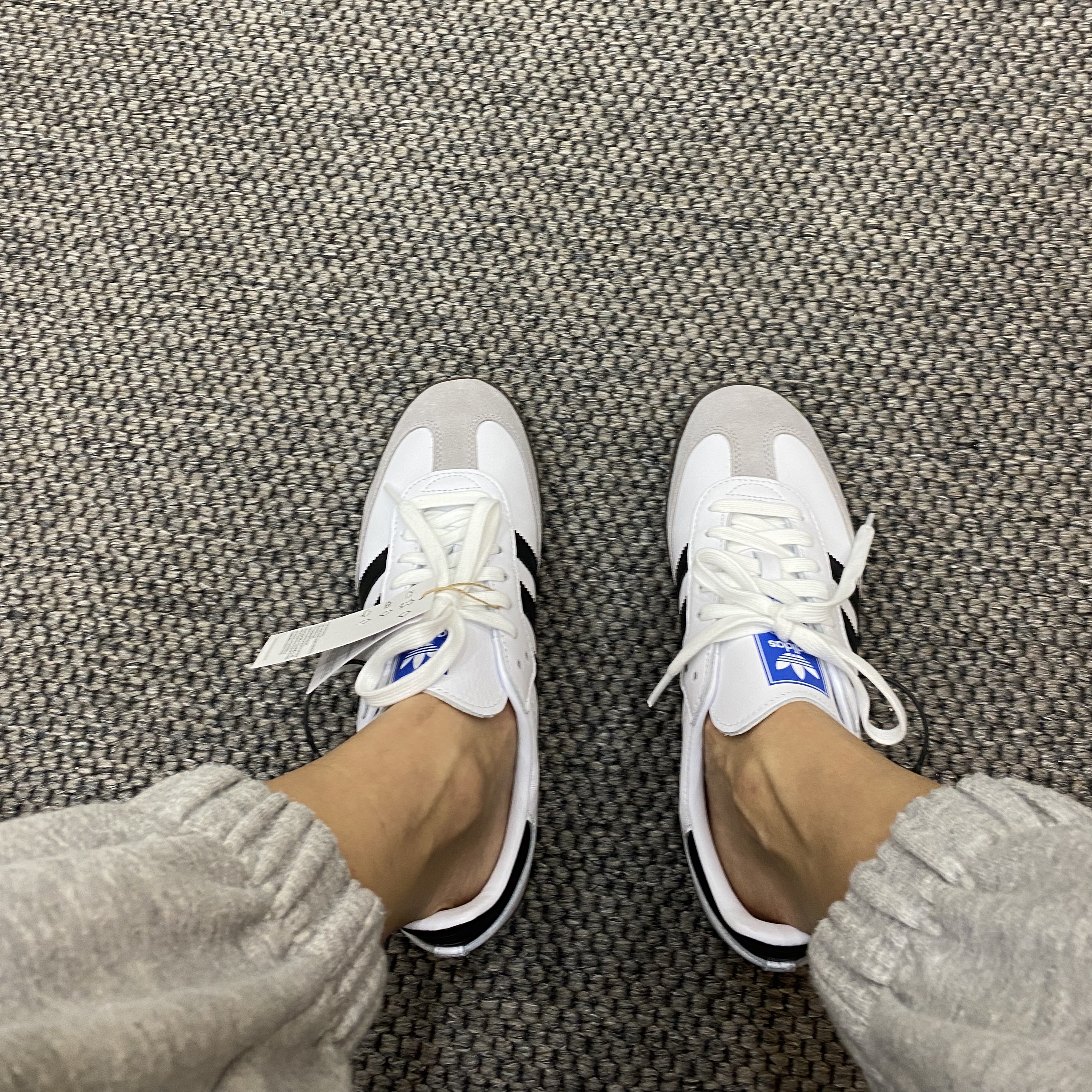 Adidas Samba OG Cloud White 착용 스타일