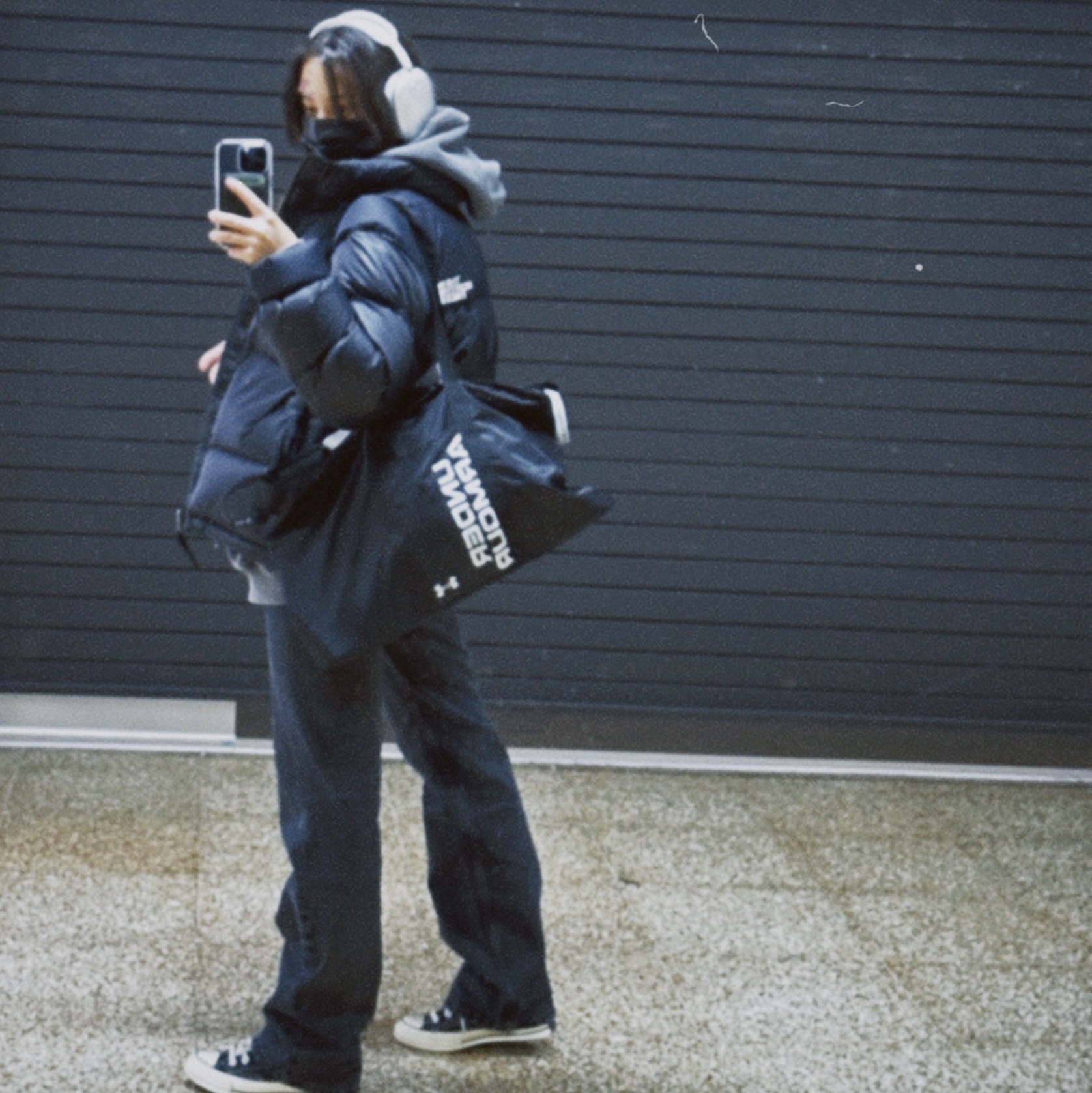The North Face 1996 Eco Nuptse Jacket Black, Apple AirPods Max Lightning Silver (Korean Ver.) 착용 스타일