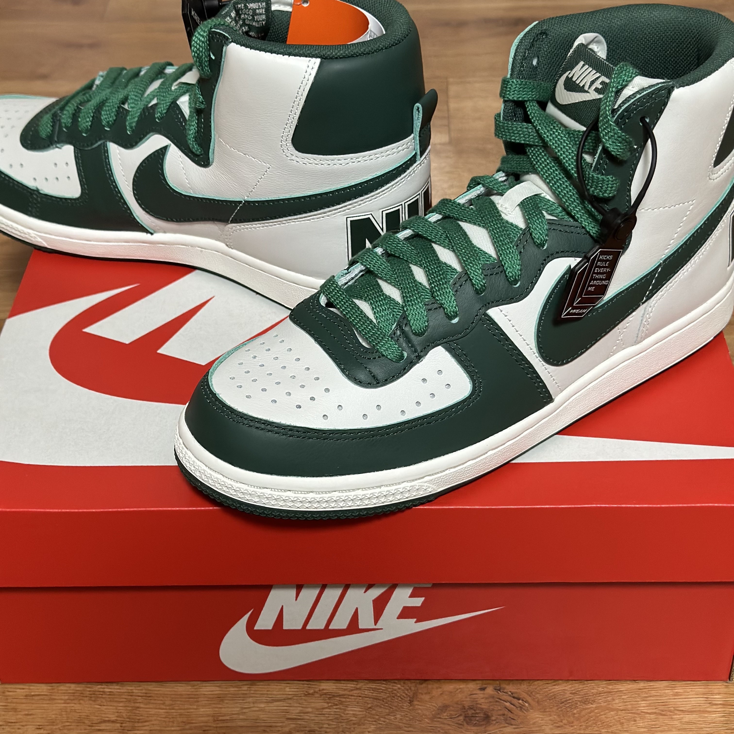 Nike Terminator High Noble Green 착용 스타일