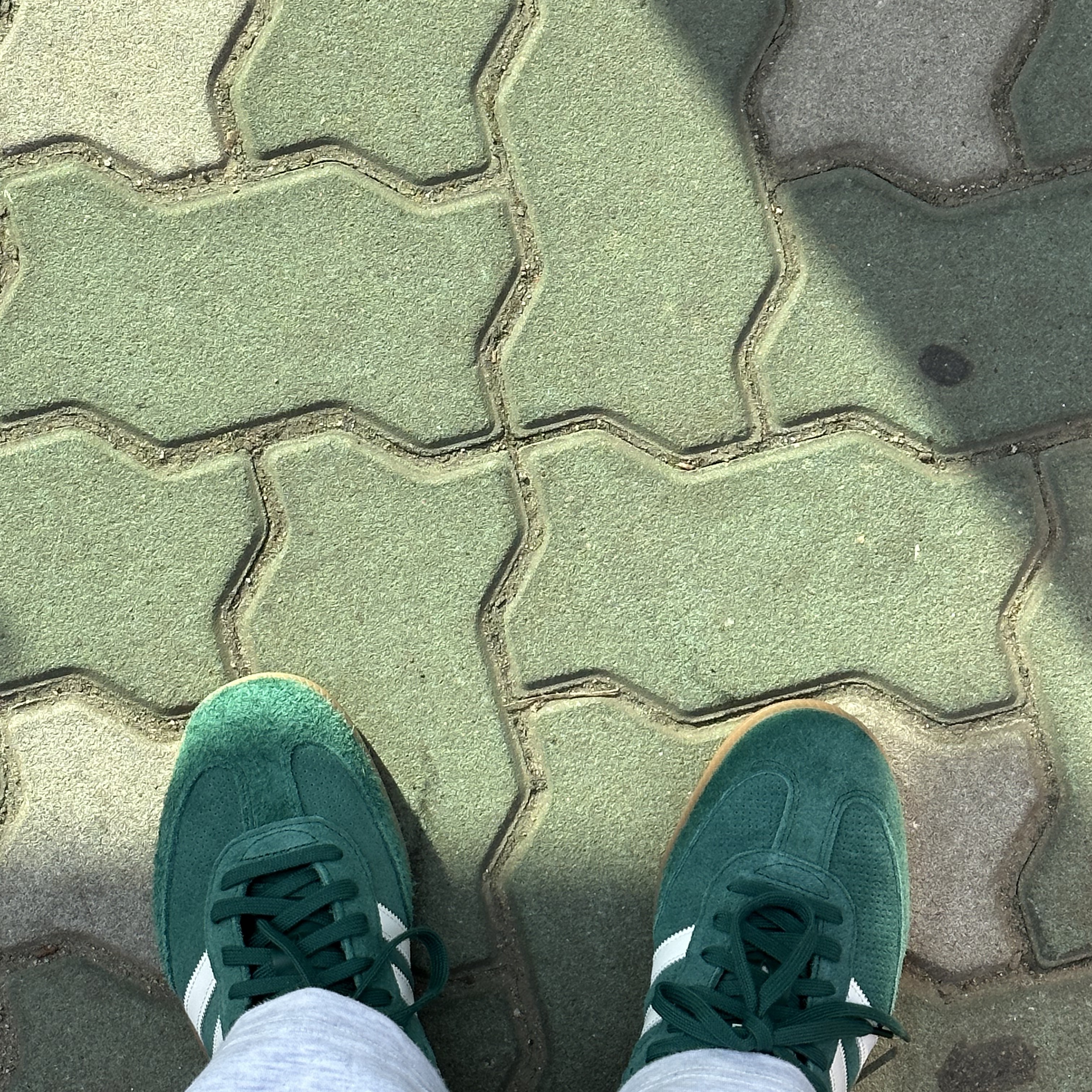 Adidas Samba OG Collegiate Green 착용 스타일 - 1