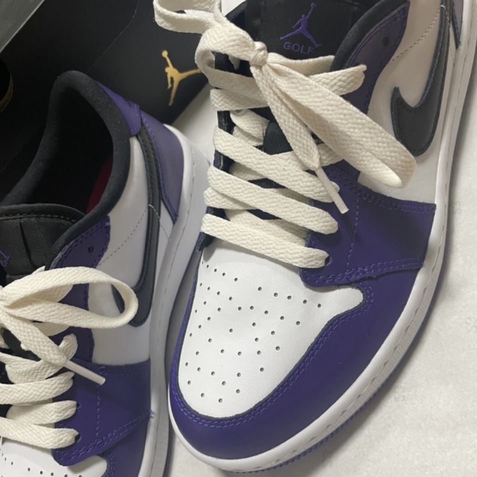Jordan 1 Low Golf Court Purple 착용 스타일