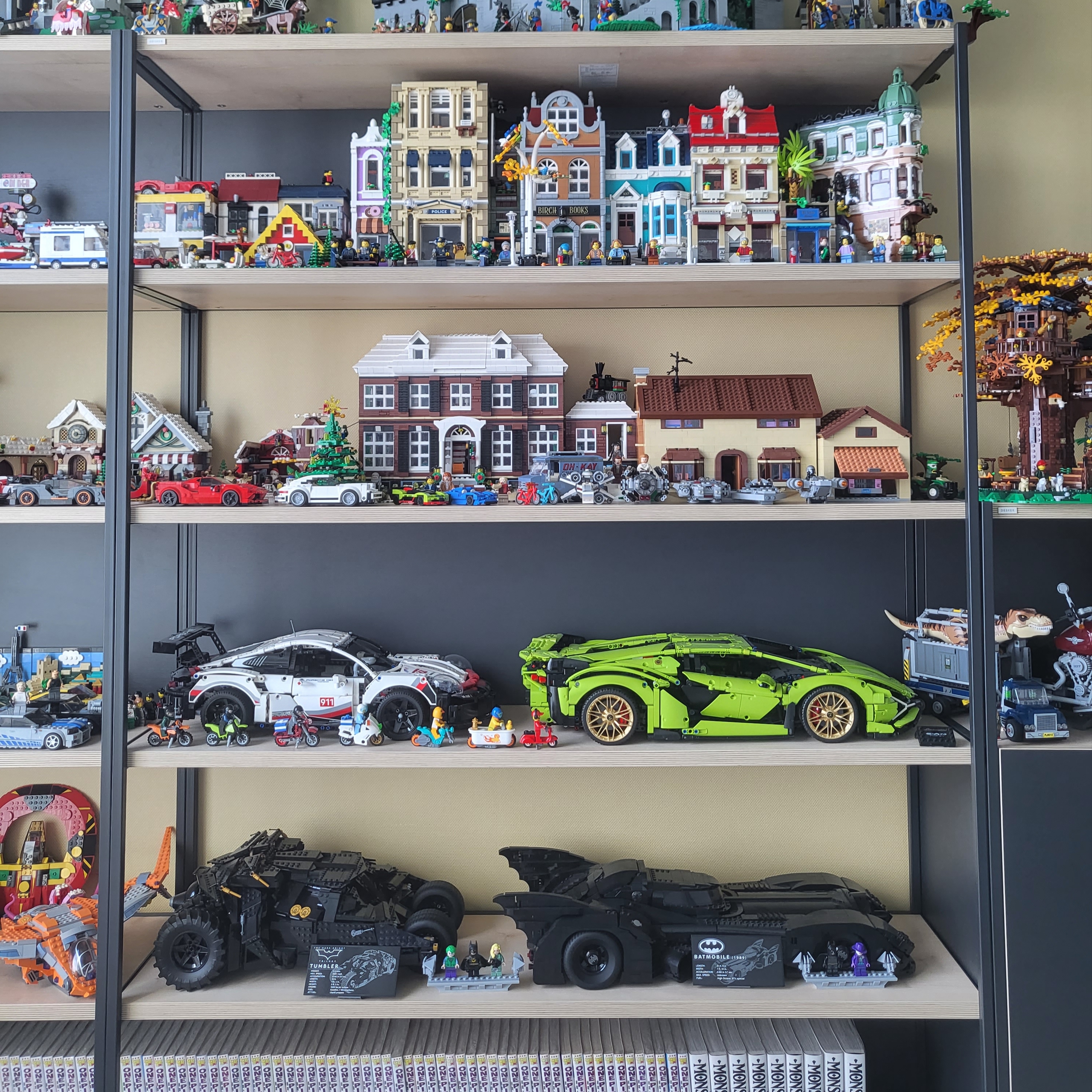 Lego DC Comics Batman Batmobile Tumbler 착용 스타일