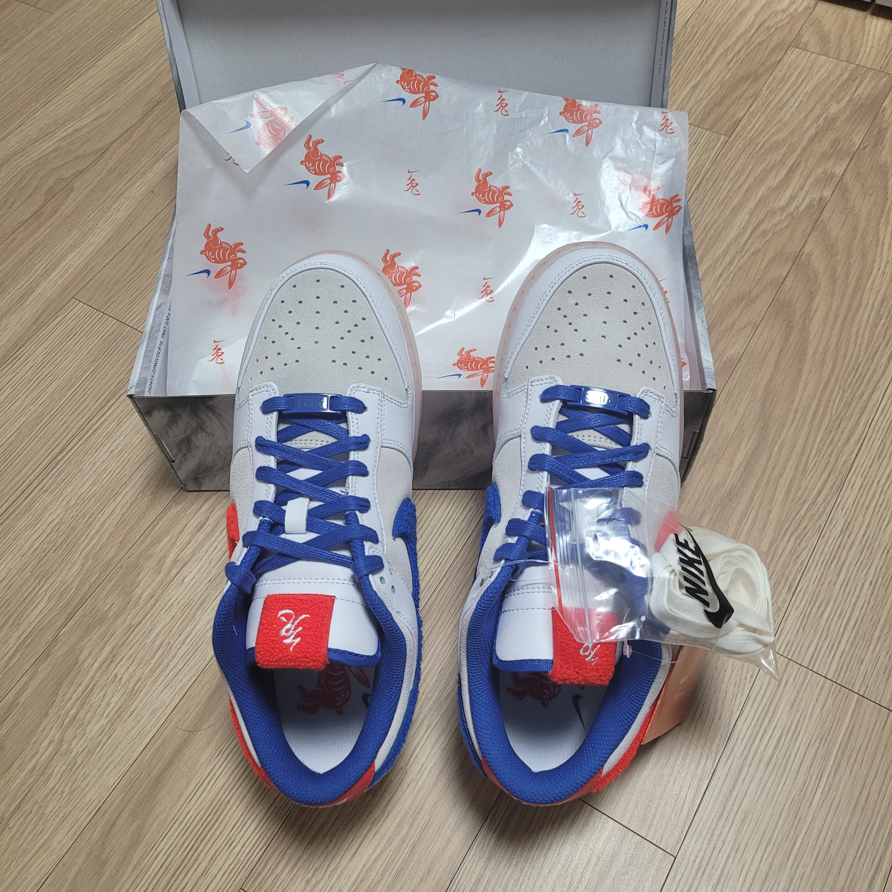 Nike Dunk Low Retro PRM Year of The Rabbit 착용 스타일 - 1