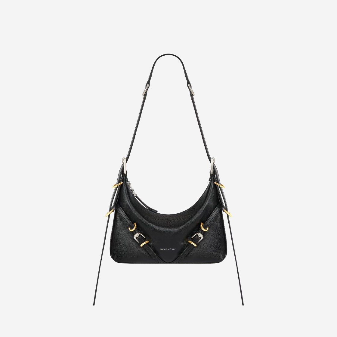 Givenchy Mini Voyou Bag in Leather Black 상세 이미지 1