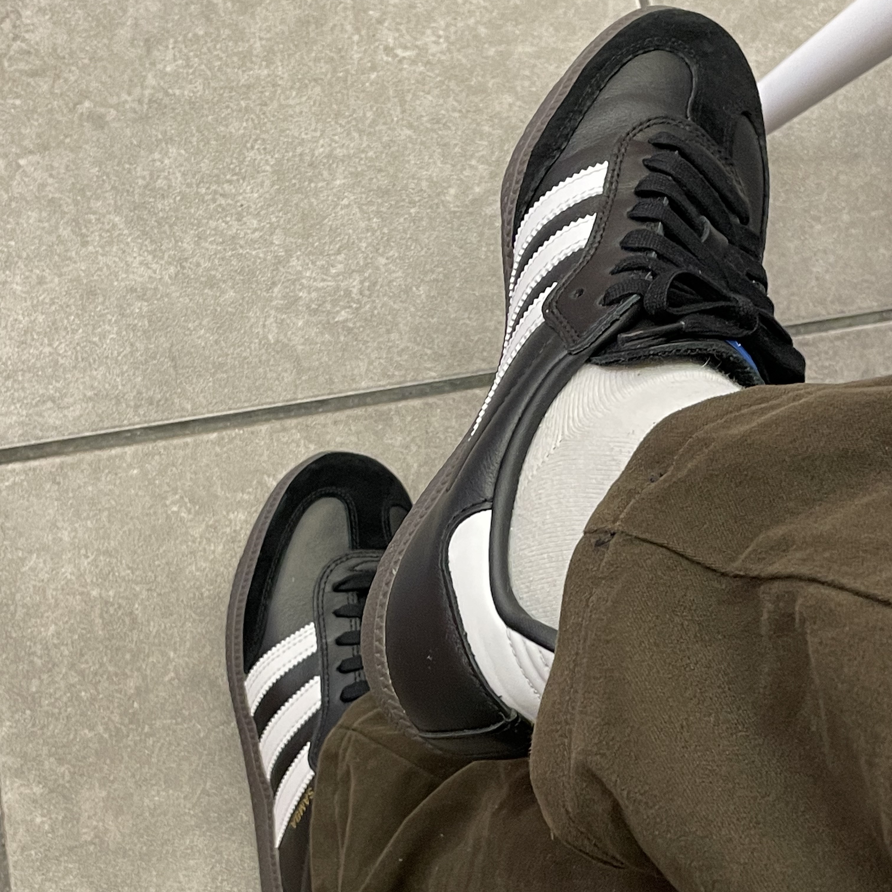 Adidas Samba ADV Black 착용 스타일