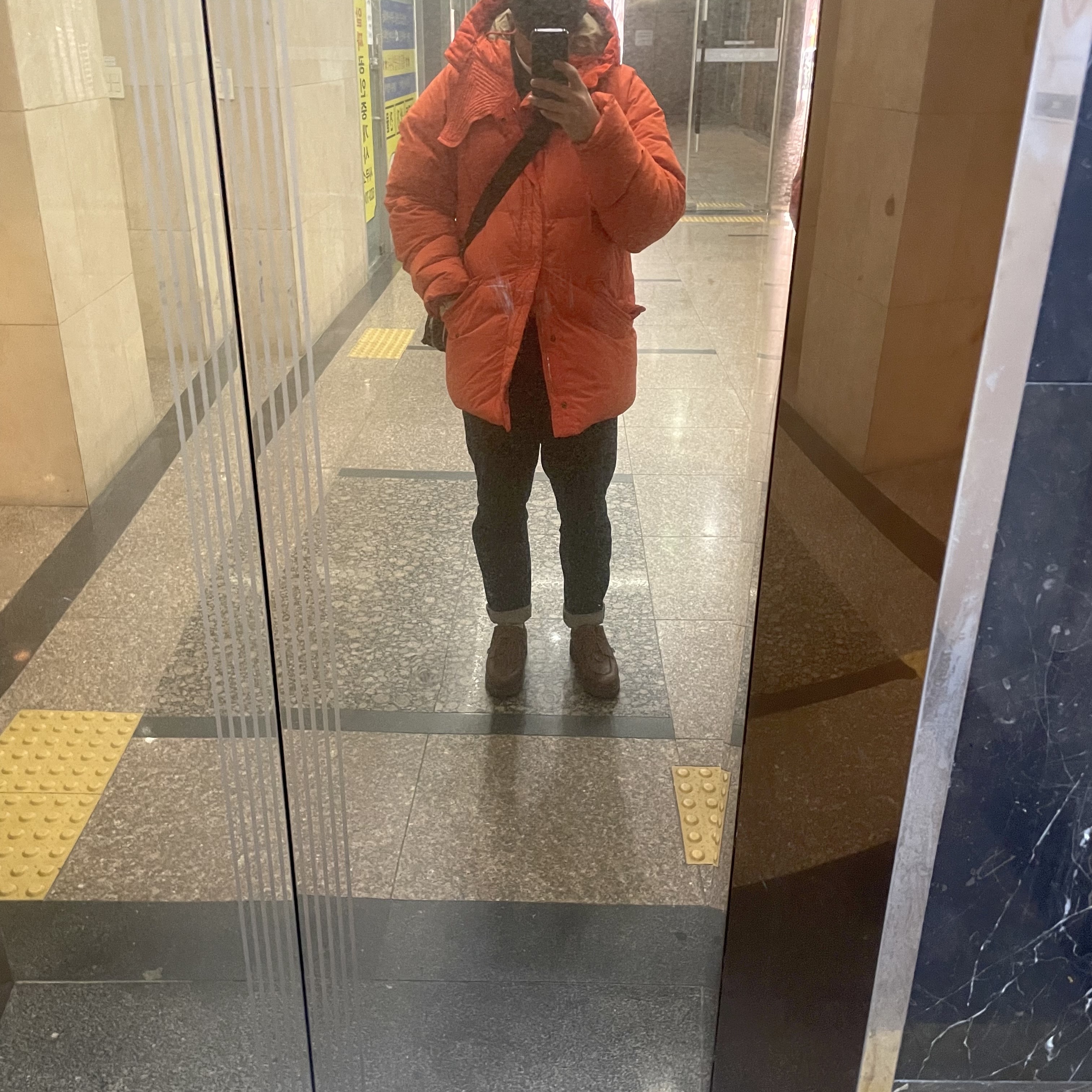 Ten C Artic Down Parka Orange, Porter Tanker 3Way Briefcase Black 착용 스타일 - 2