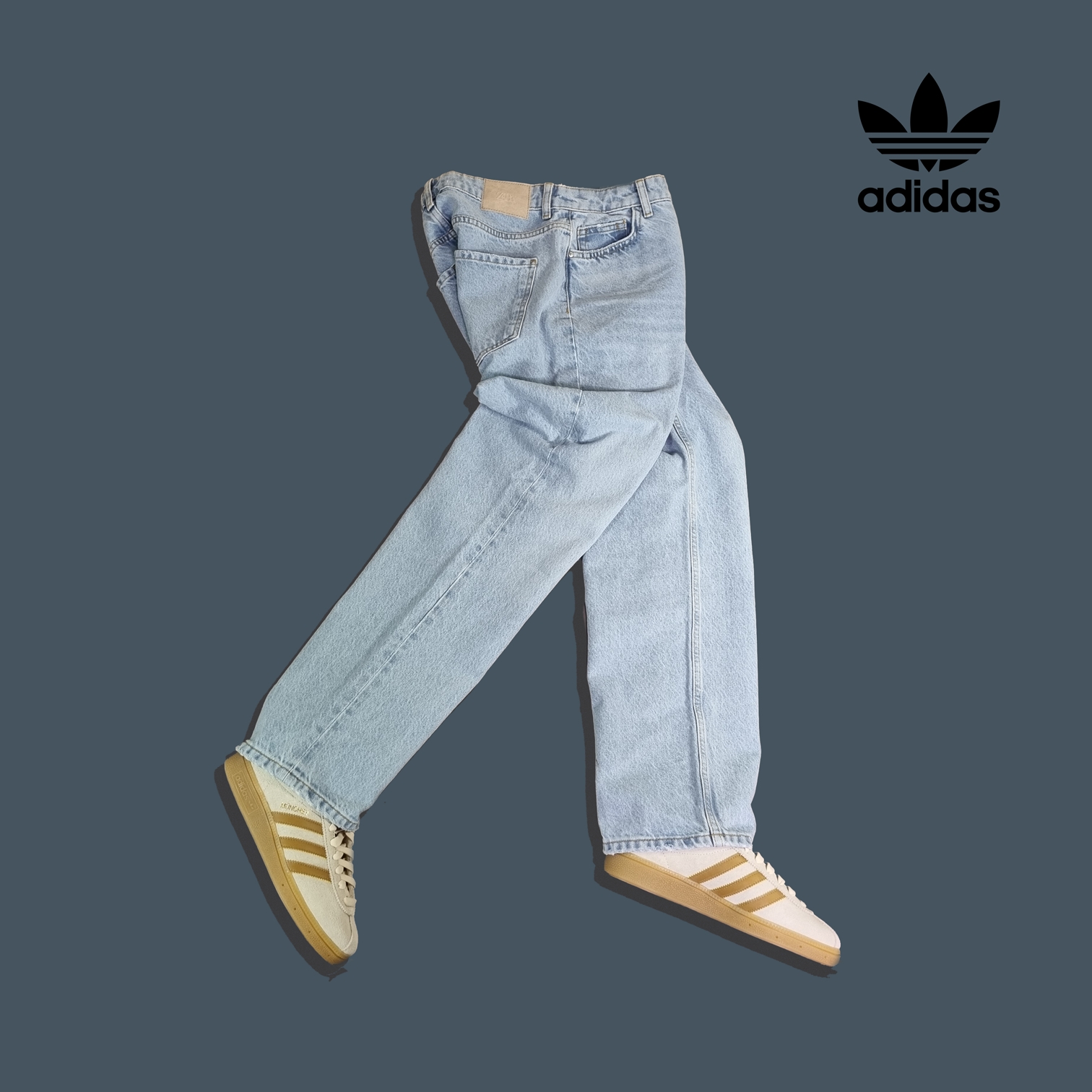 Adidas City Series Munchen Cream White Mesa 착용 스타일 - 1