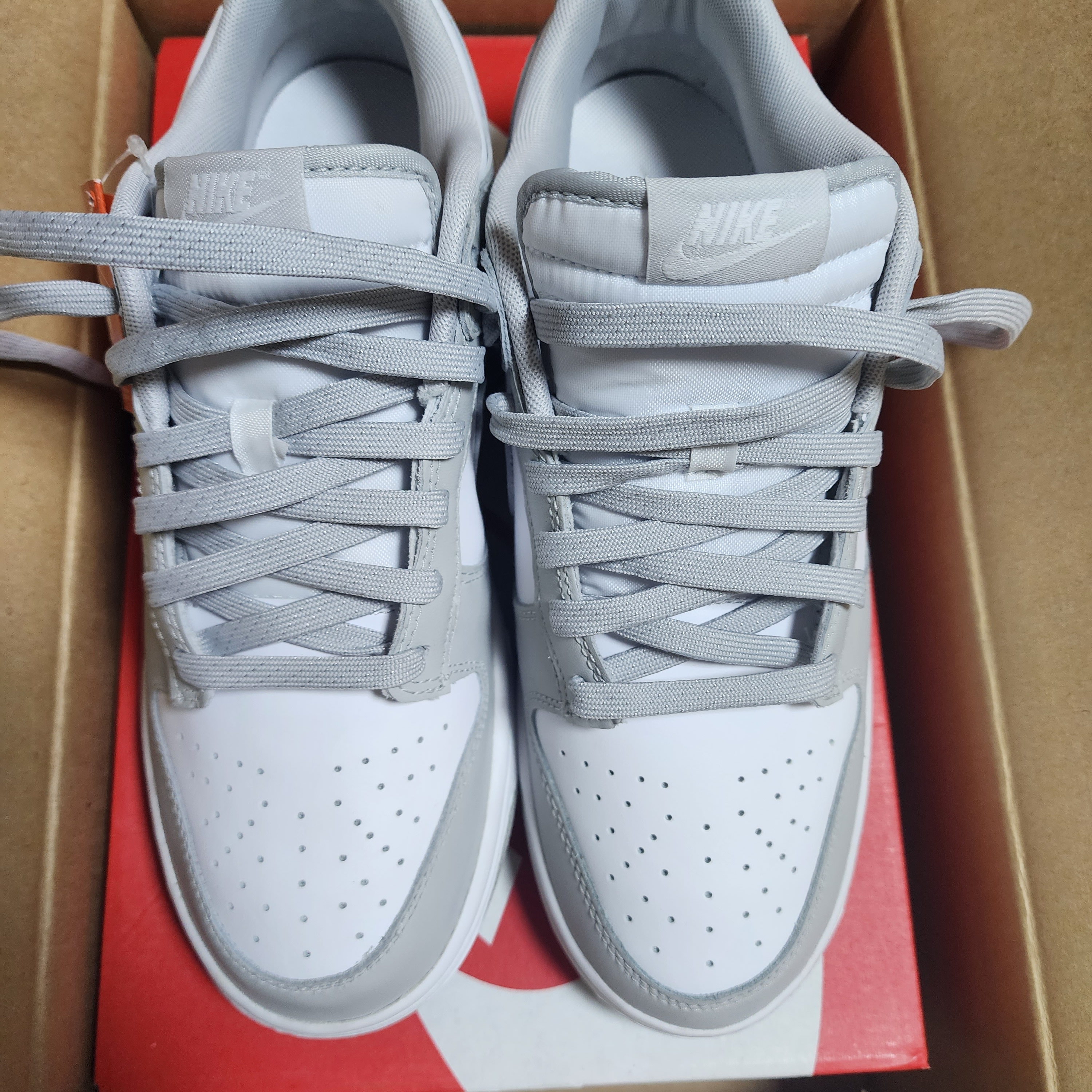 Nike Dunk Low Retro Grey Fog 착용 스타일 - 2